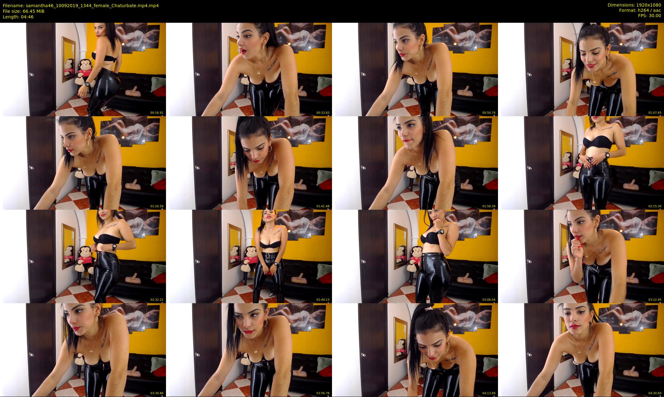 samantha46 — 5 minute Chaturbate female cam show recording, 1080p, Sep 10, 2019