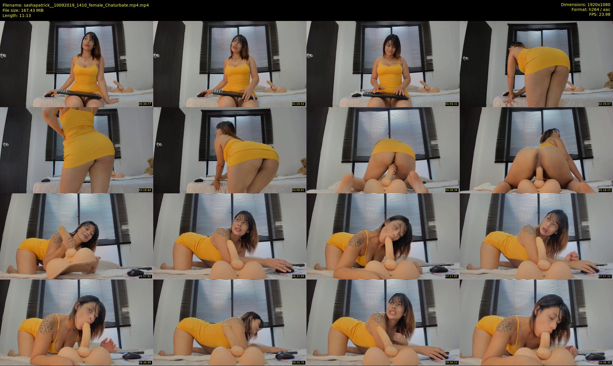 sashapatrick_ — 12 minute Chaturbate female cam show recording, 1080p, Sep 10, 2019