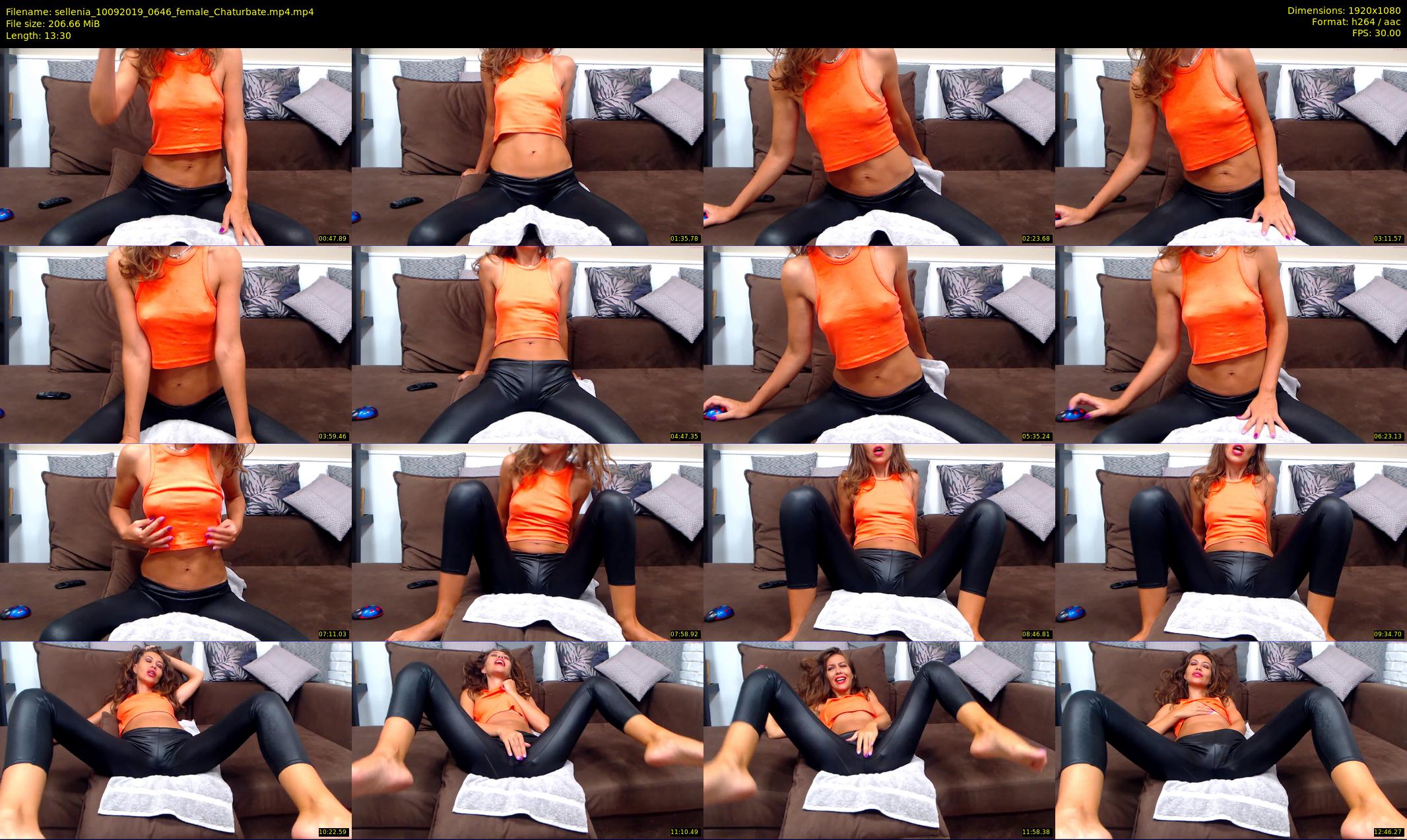 sellenia — 14 minute Chaturbate female cam show recording, 1080p, Sep 10, 2019