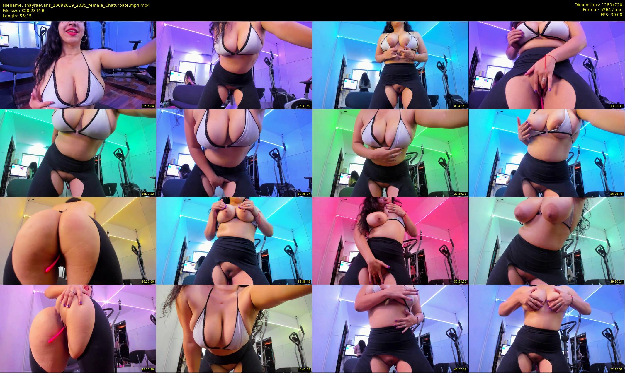 shayraevans — 56 minute Chaturbate female cam show recording, 720p, Sep 10, 2019