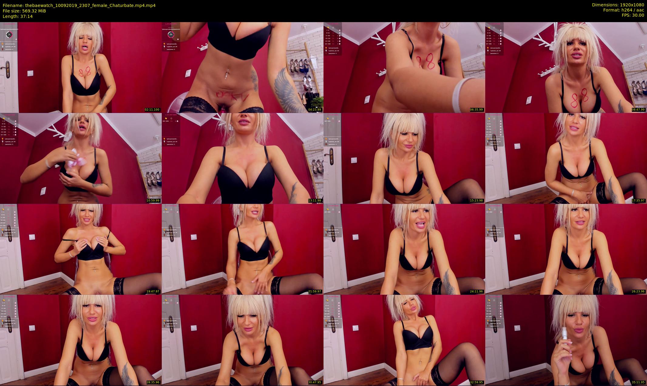 thebaewatch — 38 minute Chaturbate female cam show recording, 1080p, Sep 10, 2019