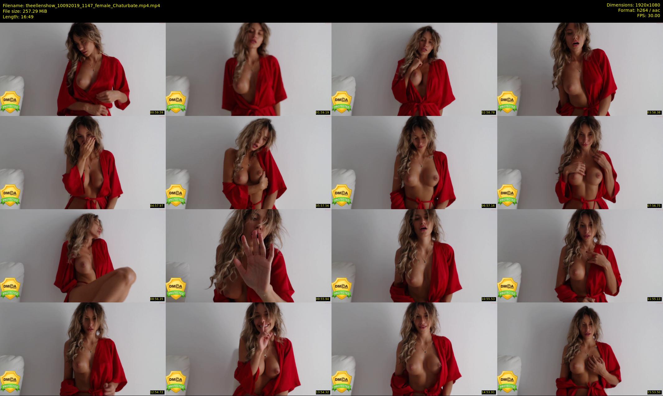theellenshow — 17 minute Chaturbate female cam show recording, 1080p, Sep 10, 2019