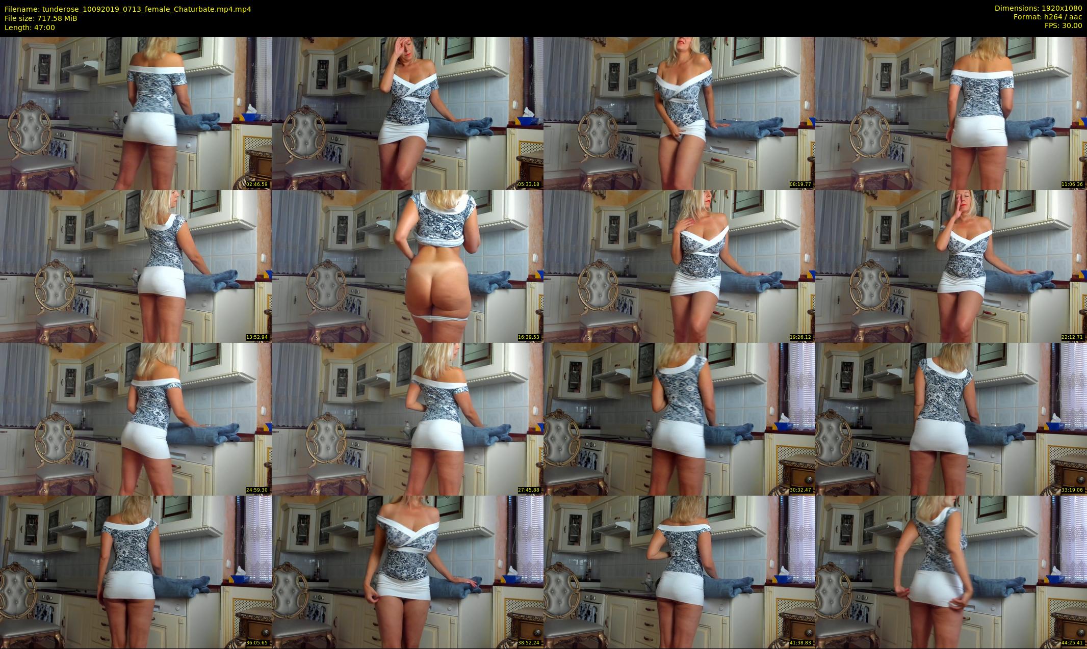tunderose — 47 minute Chaturbate female cam show recording, 1080p, Sep 10, 2019