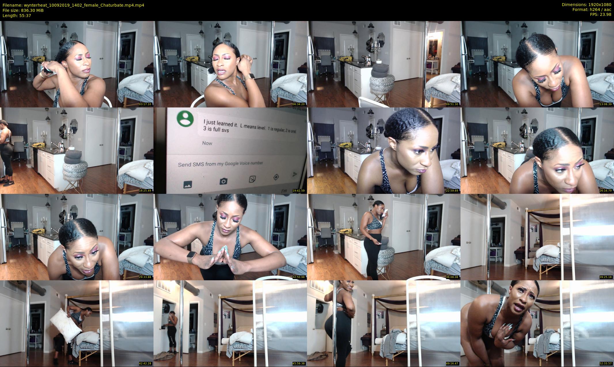 wynterheat — 56 minute Chaturbate female cam show recording, 1080p, Sep 10, 2019