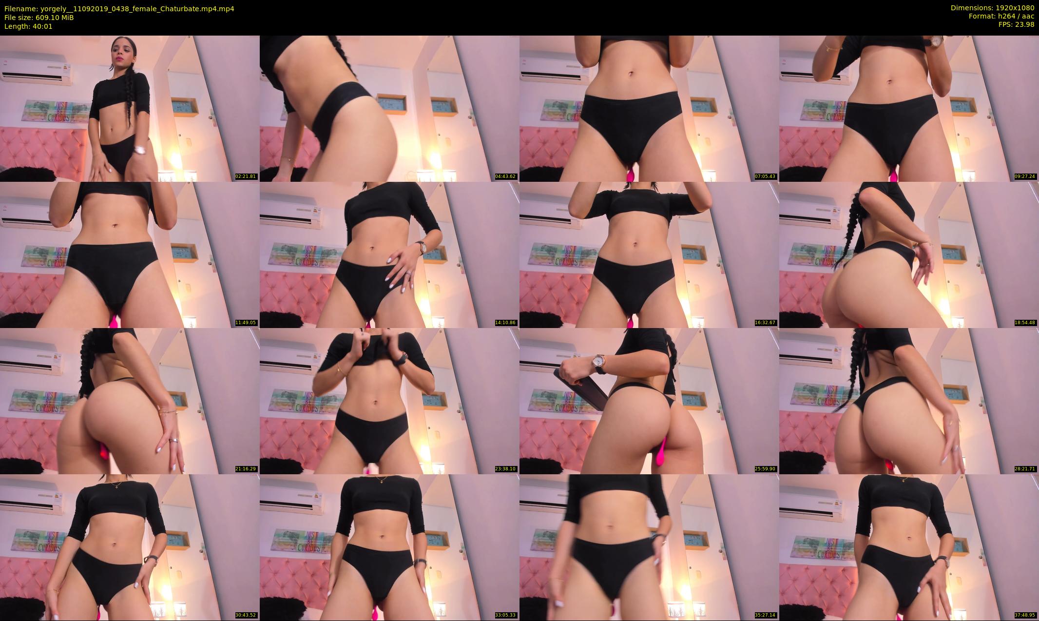 yorgely_ — 41 minute Chaturbate female cam show recording, 1080p, Sep 11, 2019