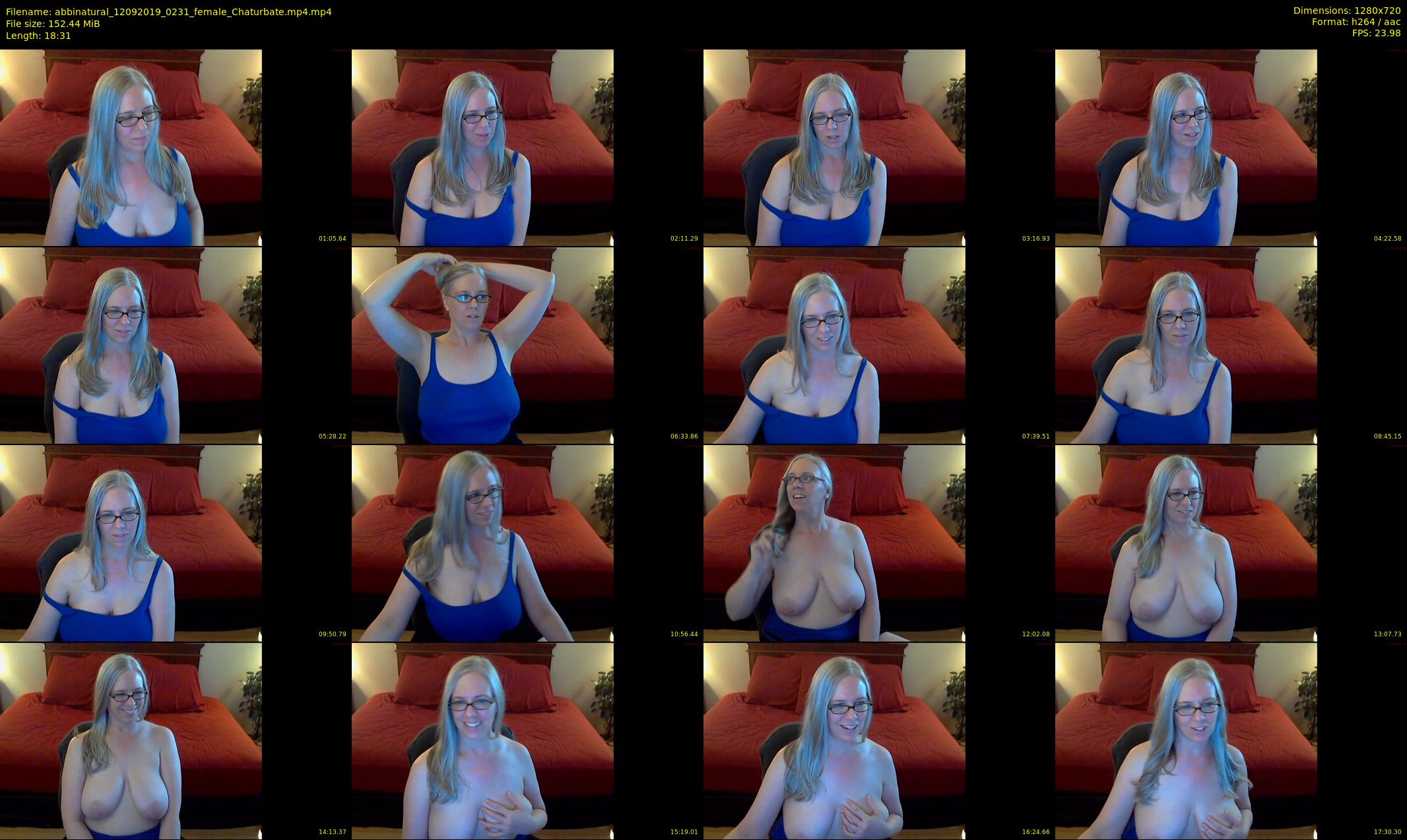 abbinatural — 19 minute Chaturbate female cam show recording, 720p, Sep 12, 2019