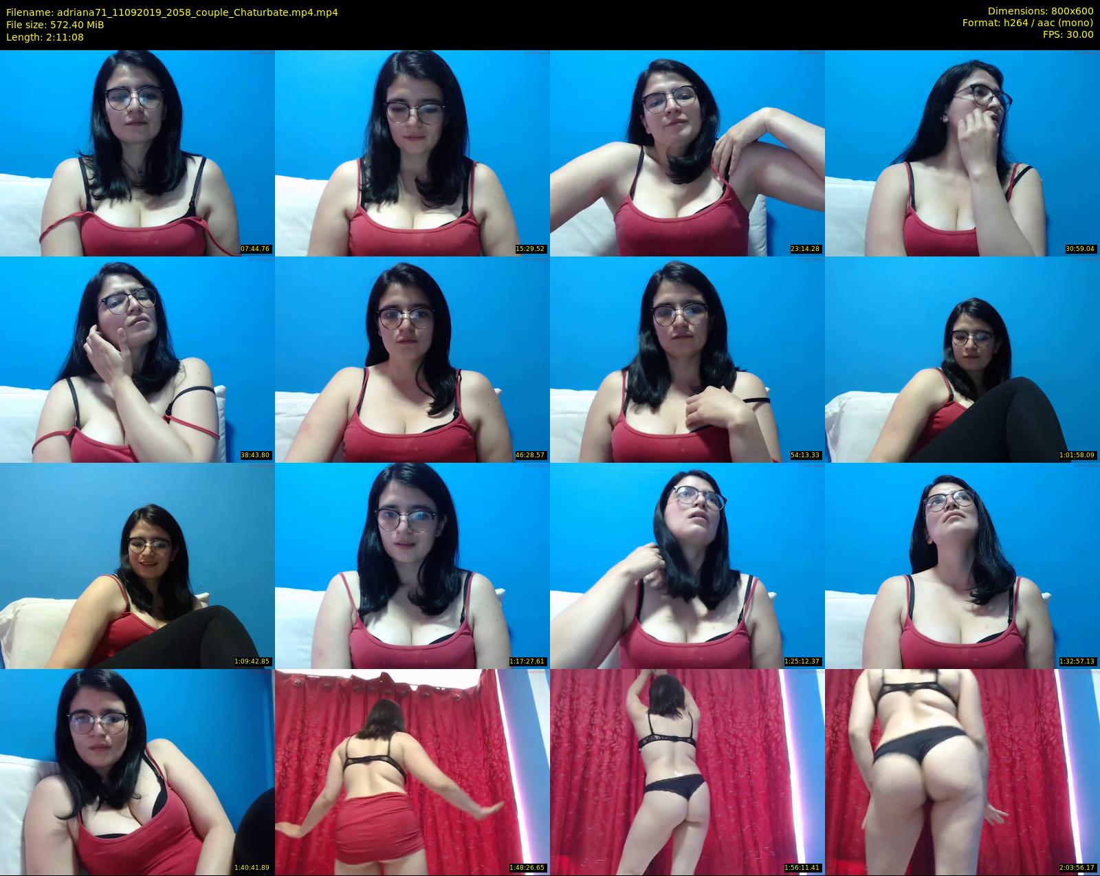 adriana71 — 132 minute Chaturbate couple cam show recording, 480p, Sep 11, 2019