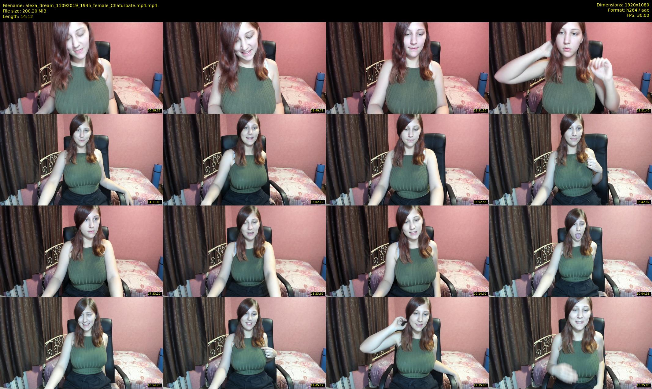 alexa_dream — 15 minute Chaturbate female cam show recording, 1080p, Sep 11, 2019