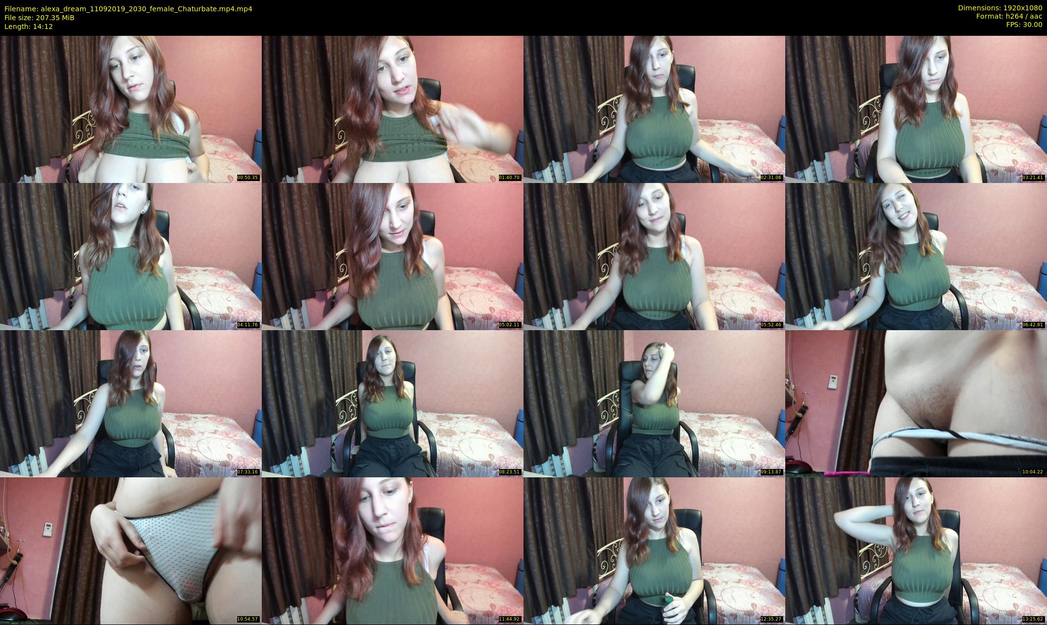 alexa_dream — 15 minute Chaturbate female cam show recording, 1080p, Sep 11, 2019