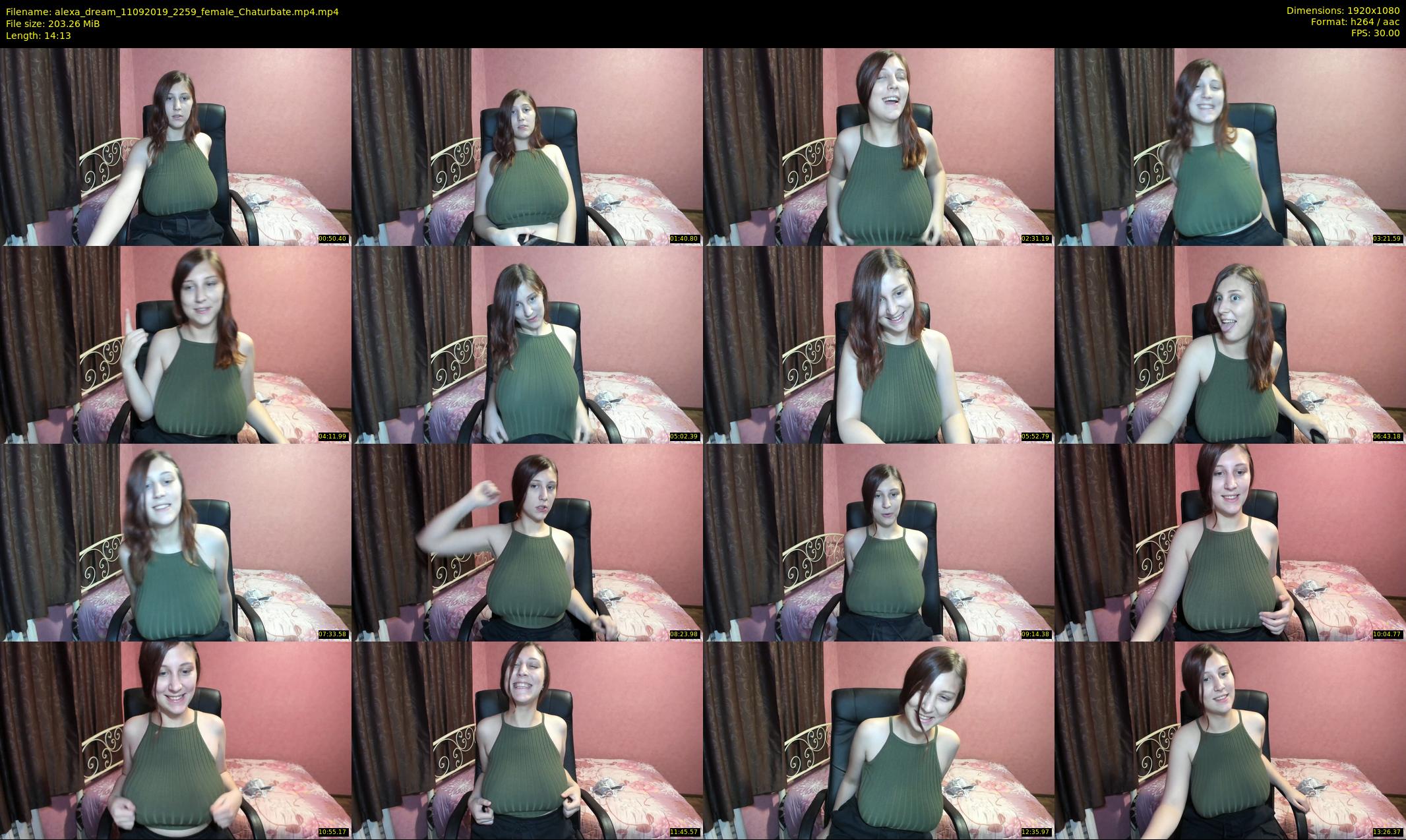 alexa_dream — 15 minute Chaturbate female cam show recording, 1080p, Sep 11, 2019