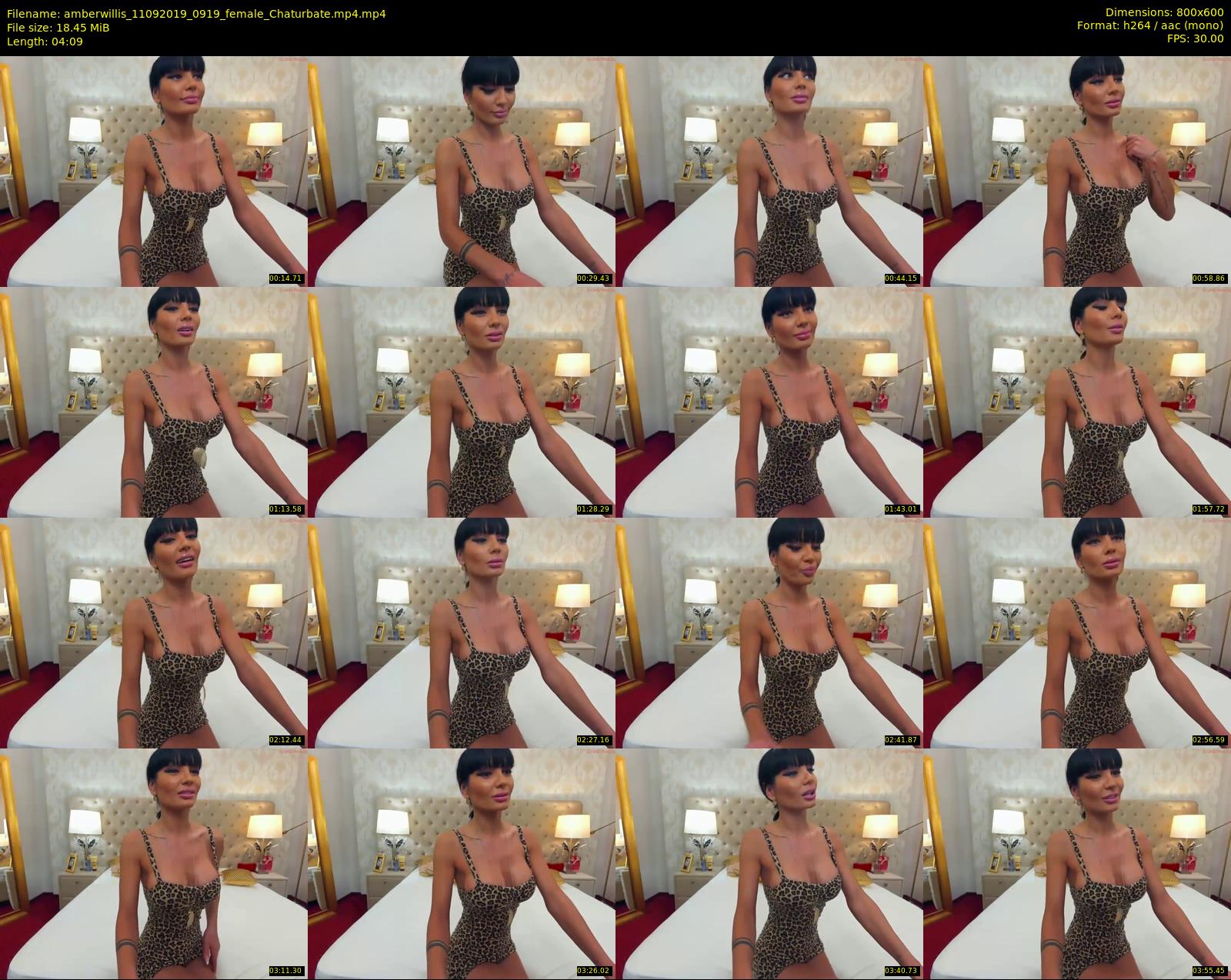 amberwillis — 5 minute Chaturbate female cam show recording, 480p, Sep 11, 2019