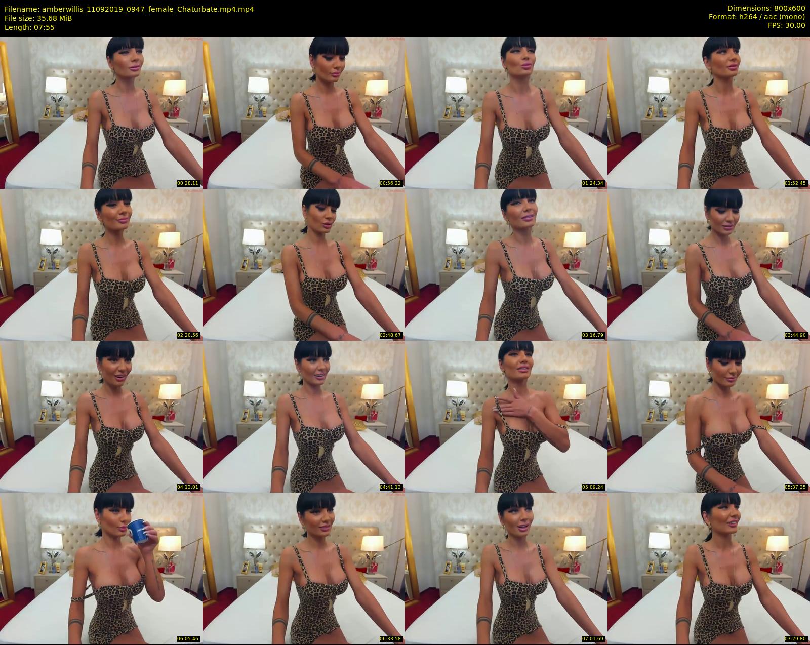 amberwillis — 8 minute Chaturbate female cam show recording, 480p, Sep 11, 2019