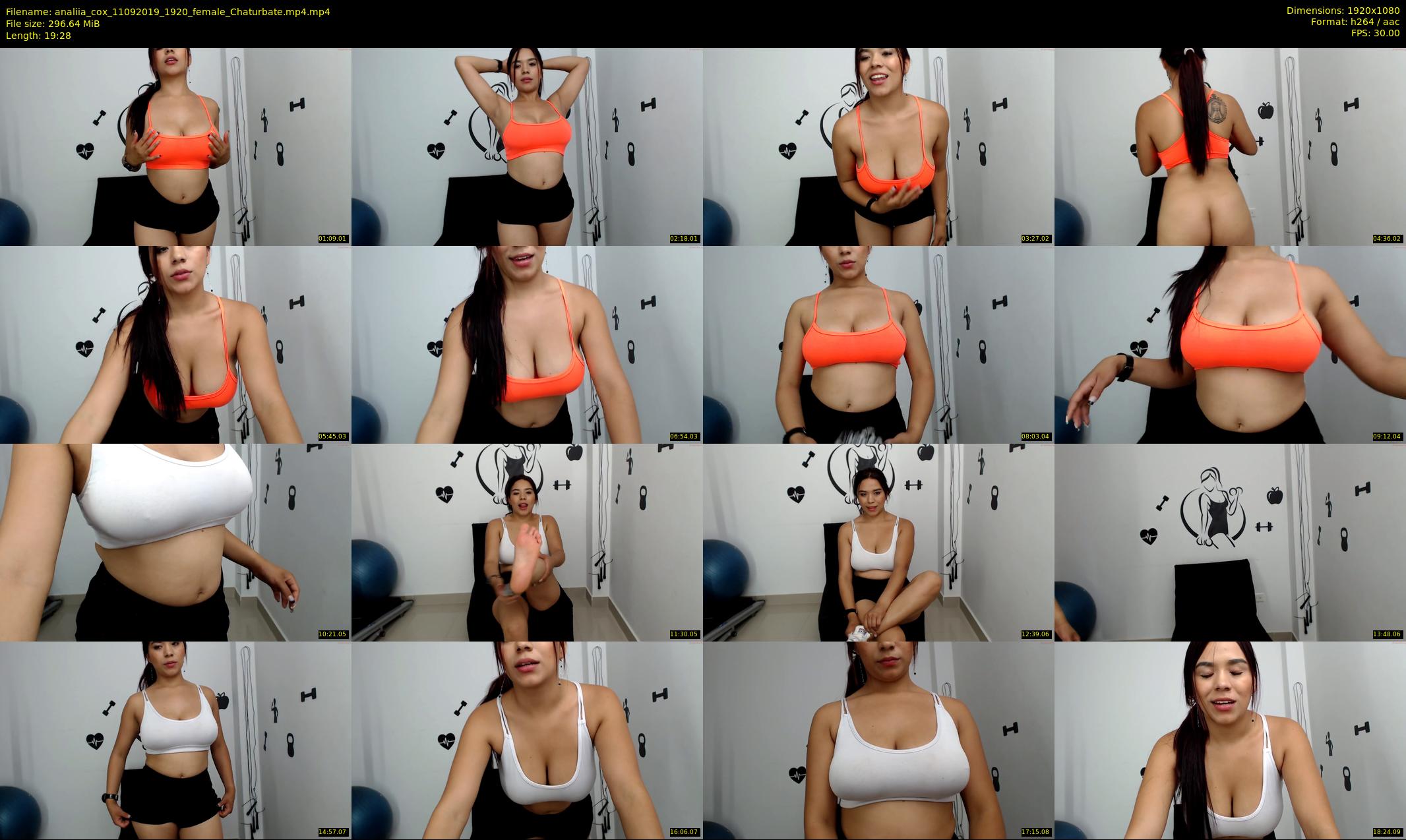 analiia_cox — 20 minute Chaturbate female cam show recording, 1080p, Sep 11, 2019