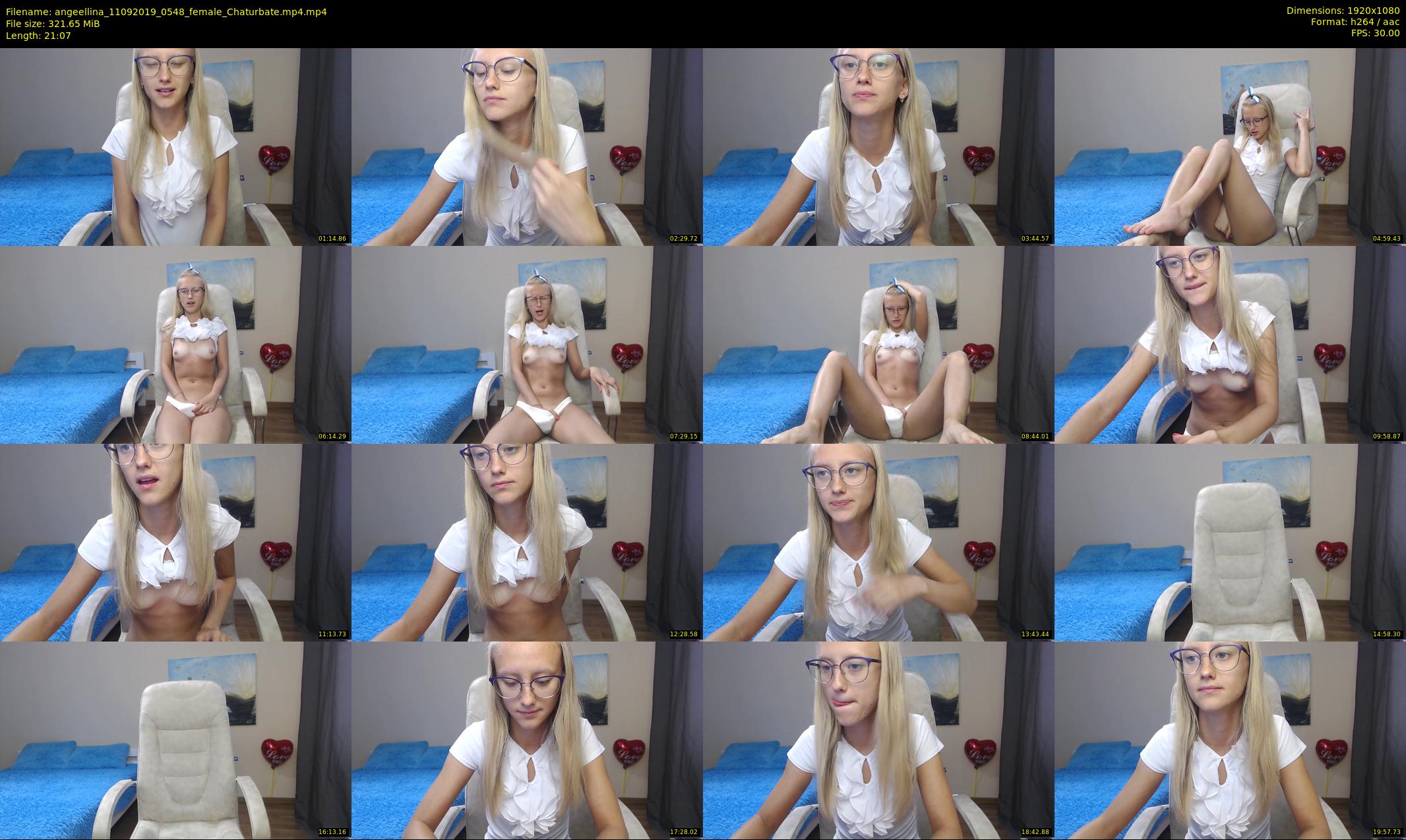 angeellina — 22 minute Chaturbate female cam show recording, 1080p, Sep 11, 2019