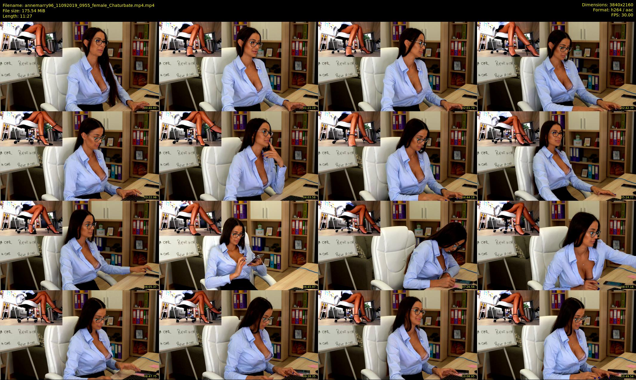 annemarry96 — 12 minute Chaturbate female cam show recording, 4K, Sep 11, 2019