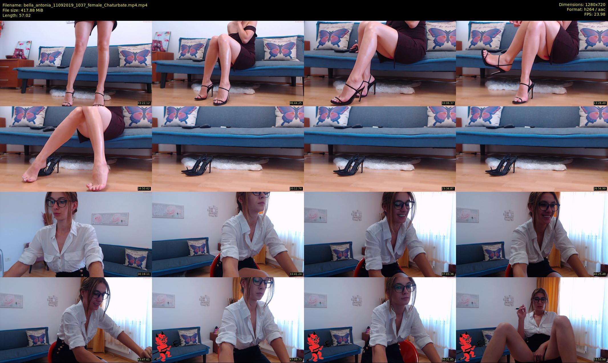 bella_antonia — 58 minute Chaturbate female cam show recording, 720p, Sep 11, 2019