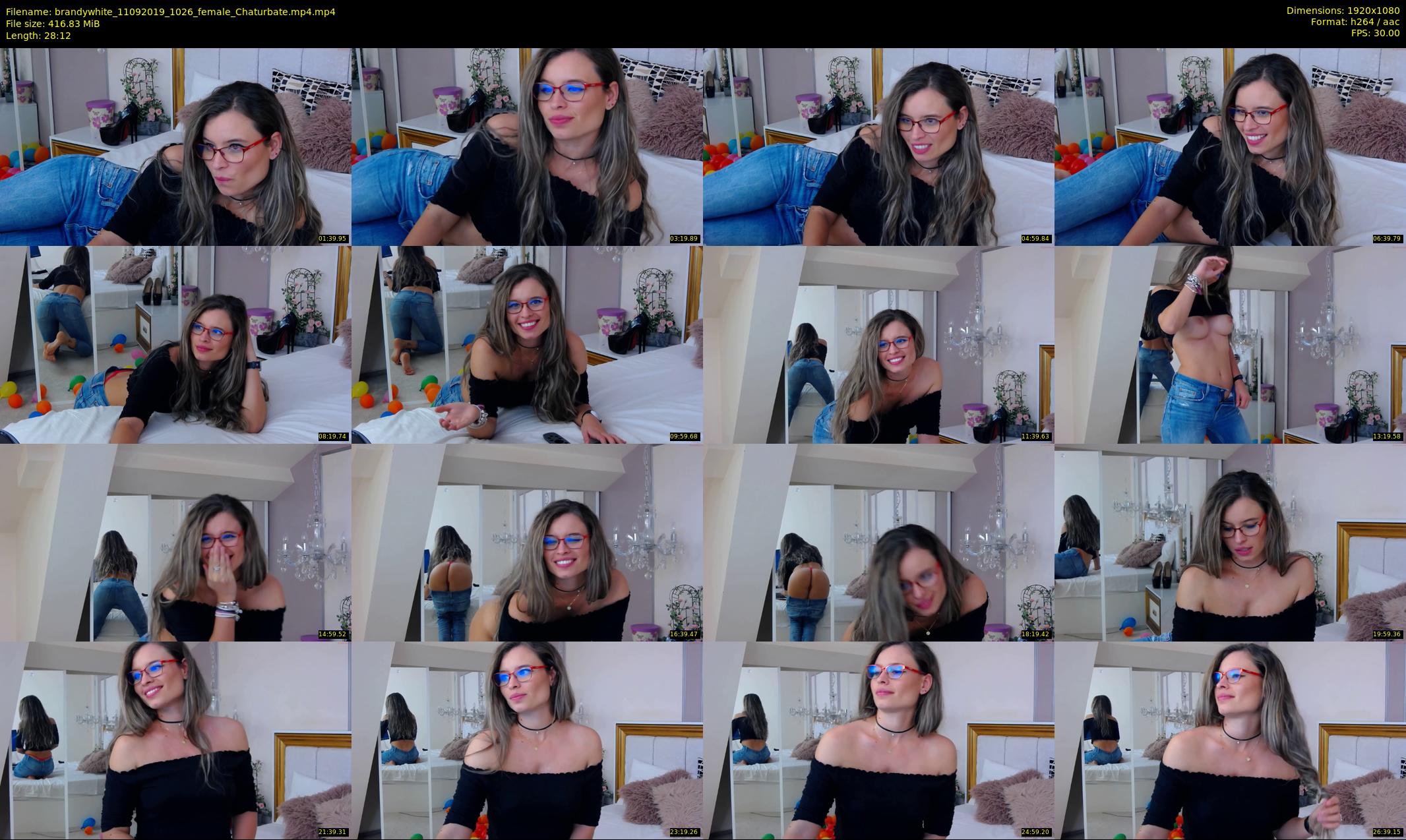 brandywhite — 29 minute Chaturbate female cam show recording, 1080p, Sep 11, 2019