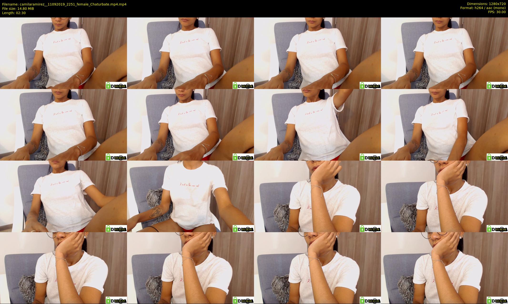 camilaramirez_ — 3 minute Chaturbate female cam show recording, 720p, Sep 11, 2019