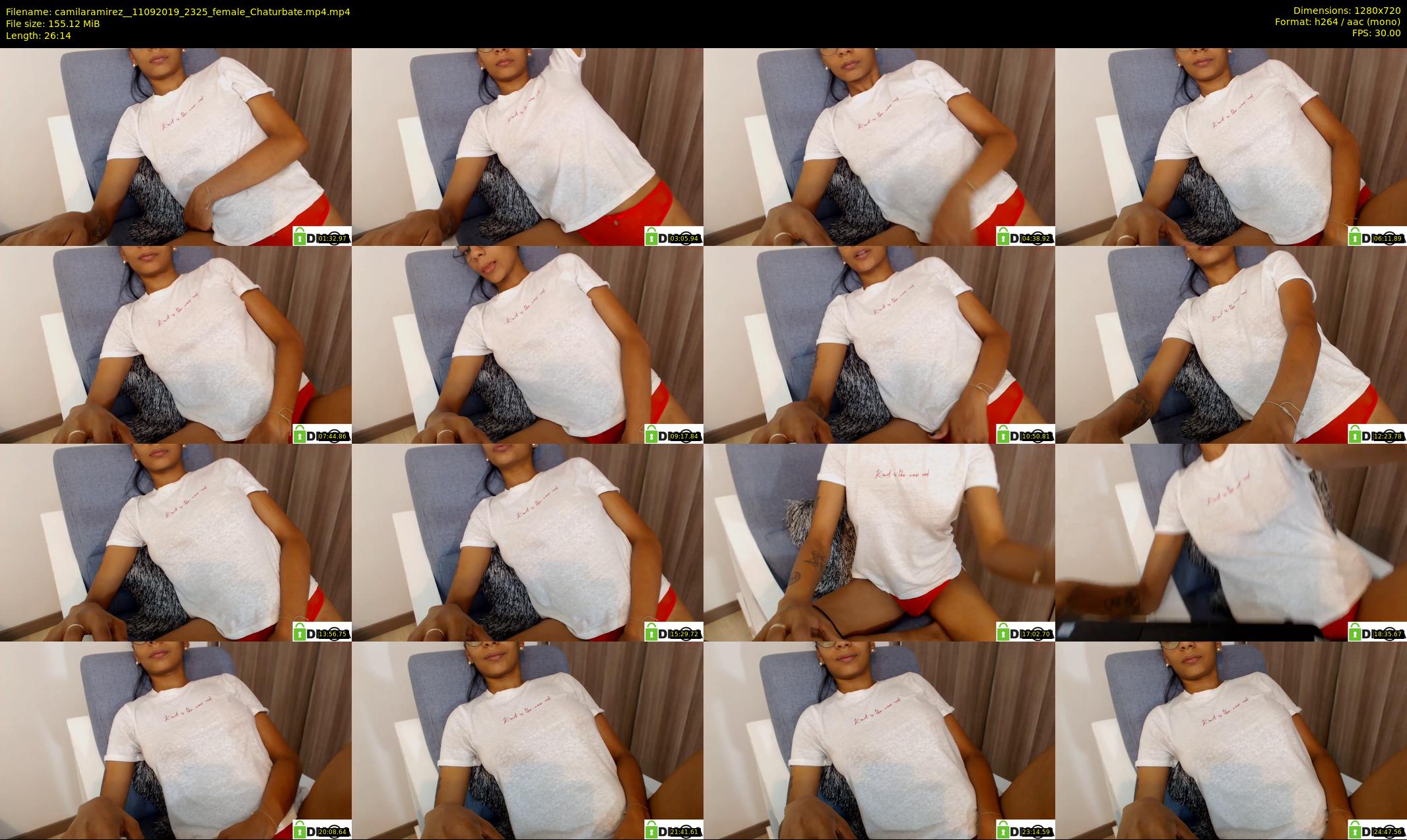 camilaramirez_ — 27 minute Chaturbate female cam show recording, 720p, Sep 11, 2019