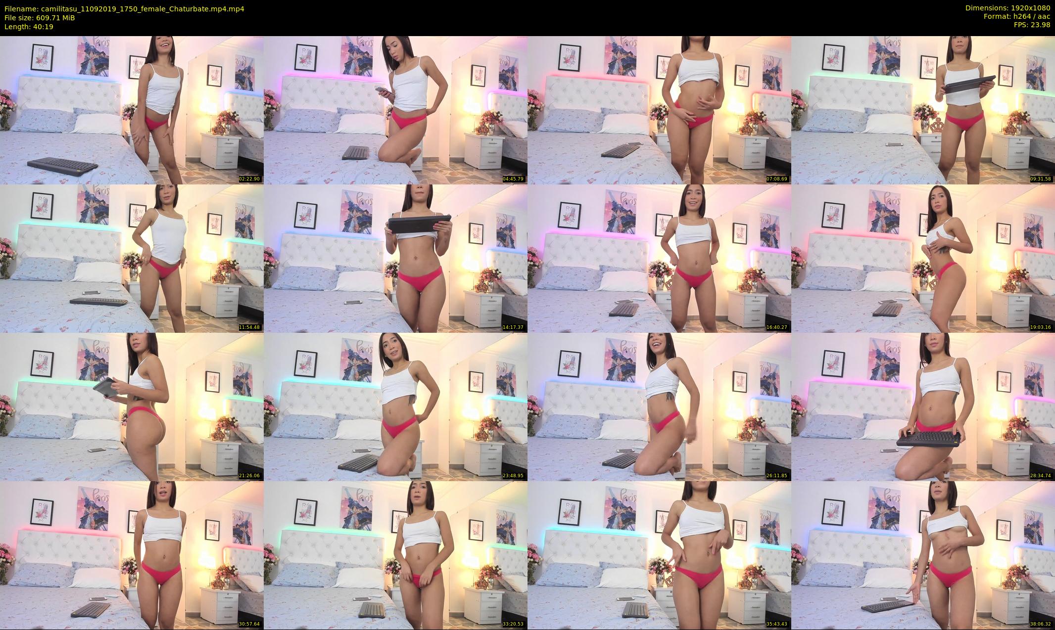 camilitasu — 41 minute Chaturbate female cam show recording, 1080p, Sep 11, 2019