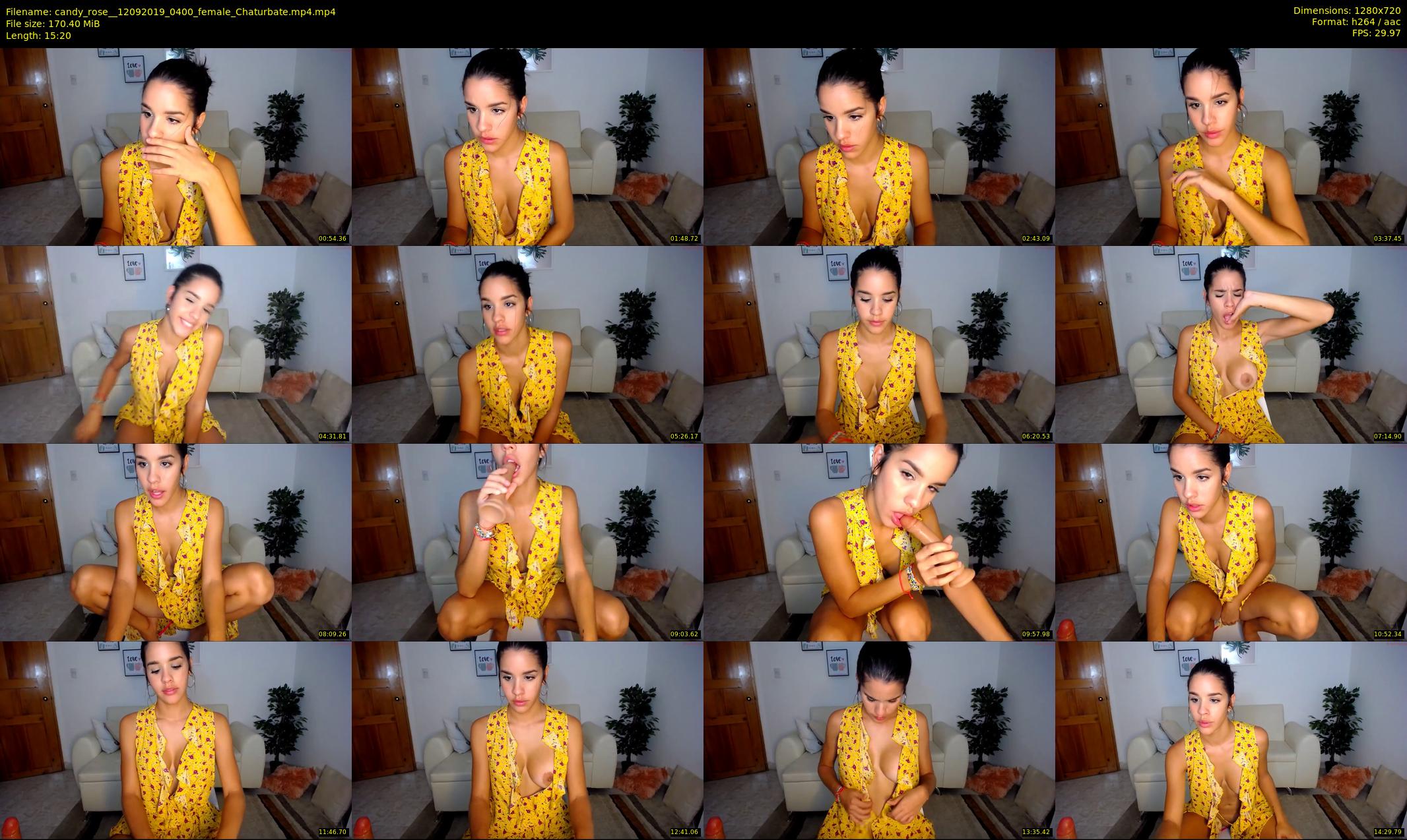candy_rose_ — 16 minute Chaturbate female cam show recording, 720p, Sep 12, 2019
