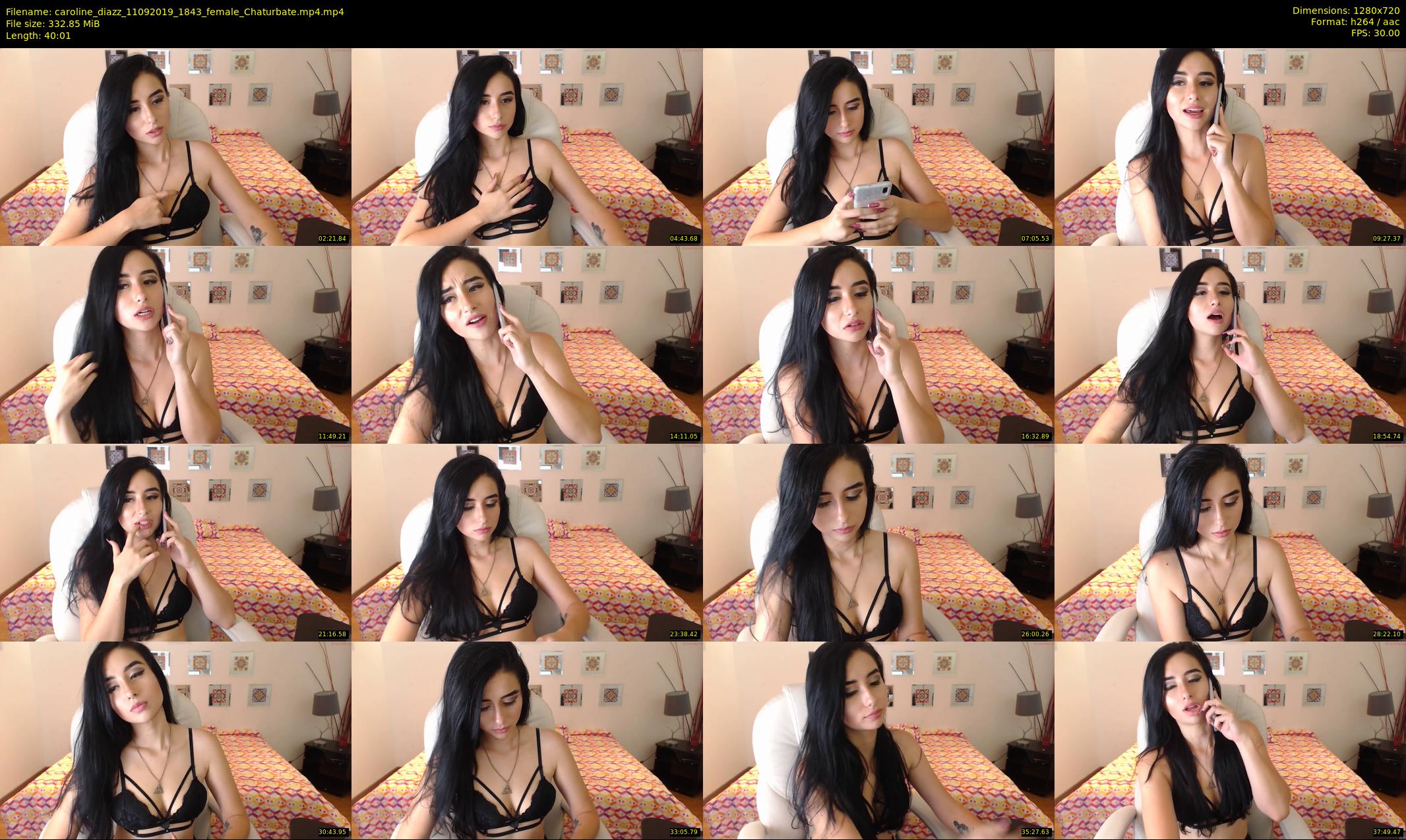 caroline_diazz — 41 minute Chaturbate female cam show recording, 720p, Sep 11, 2019