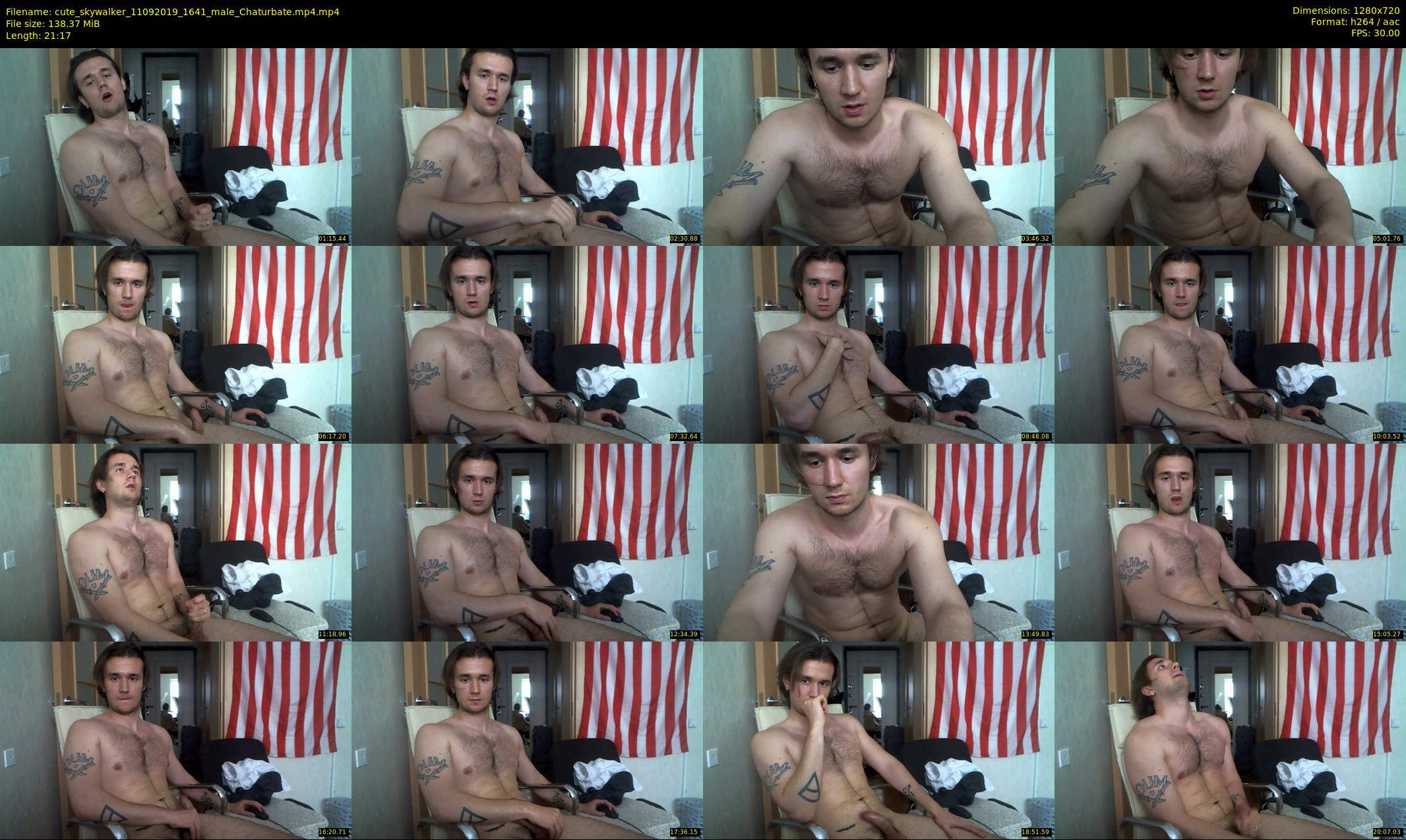cute_skywalker — 22 minute Chaturbate male cam show recording, 720p, Sep 11, 2019