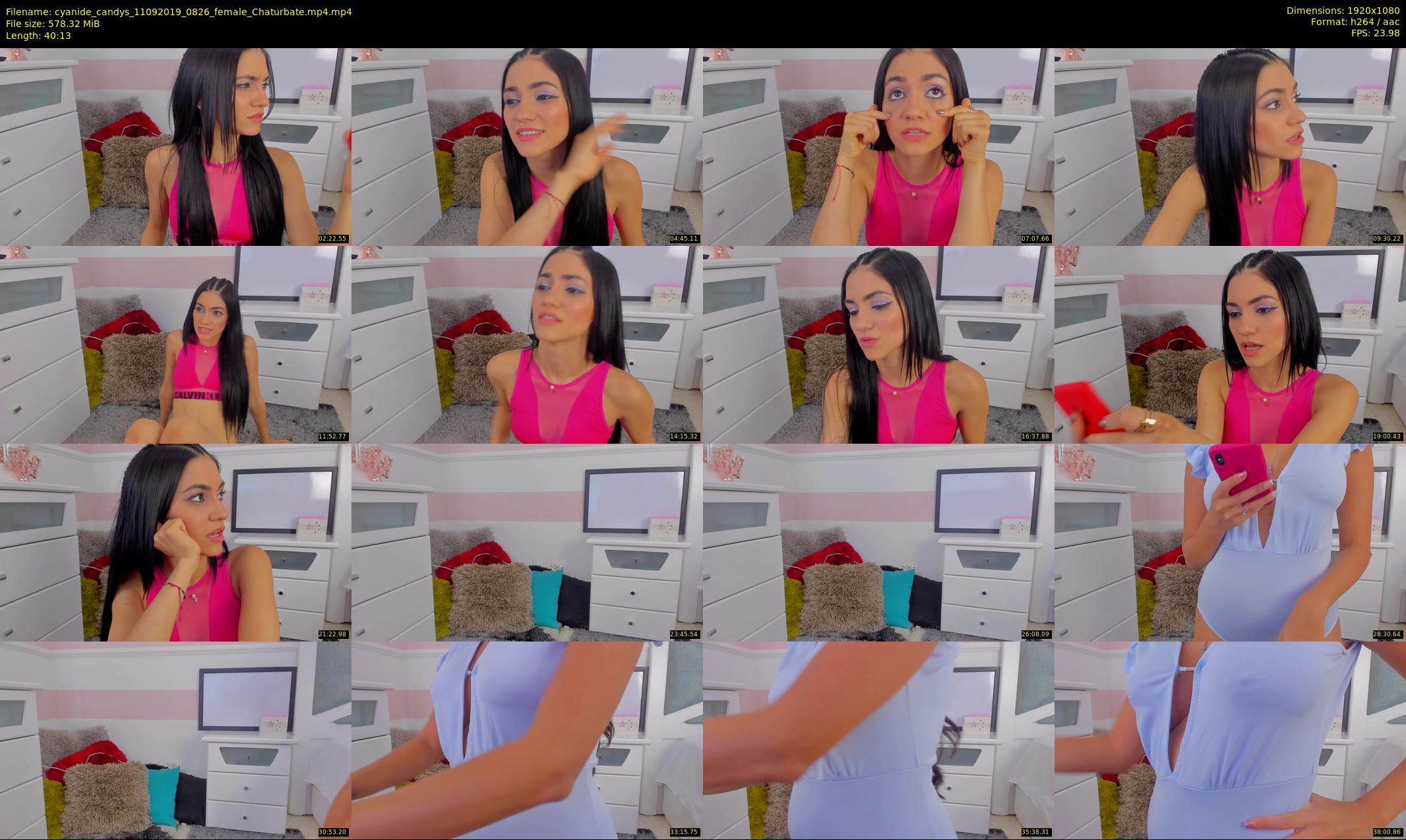 cyanide_candys — 41 minute Chaturbate female cam show recording, 1080p, Sep 11, 2019