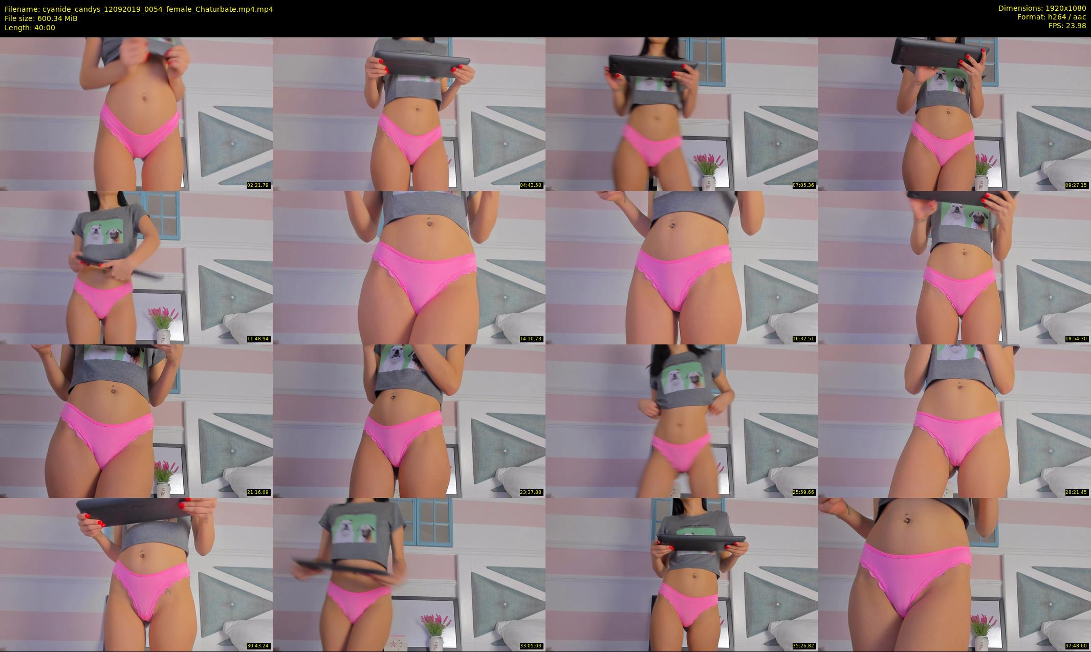 cyanide_candys — 40 minute Chaturbate female cam show recording, 1080p, Sep 12, 2019