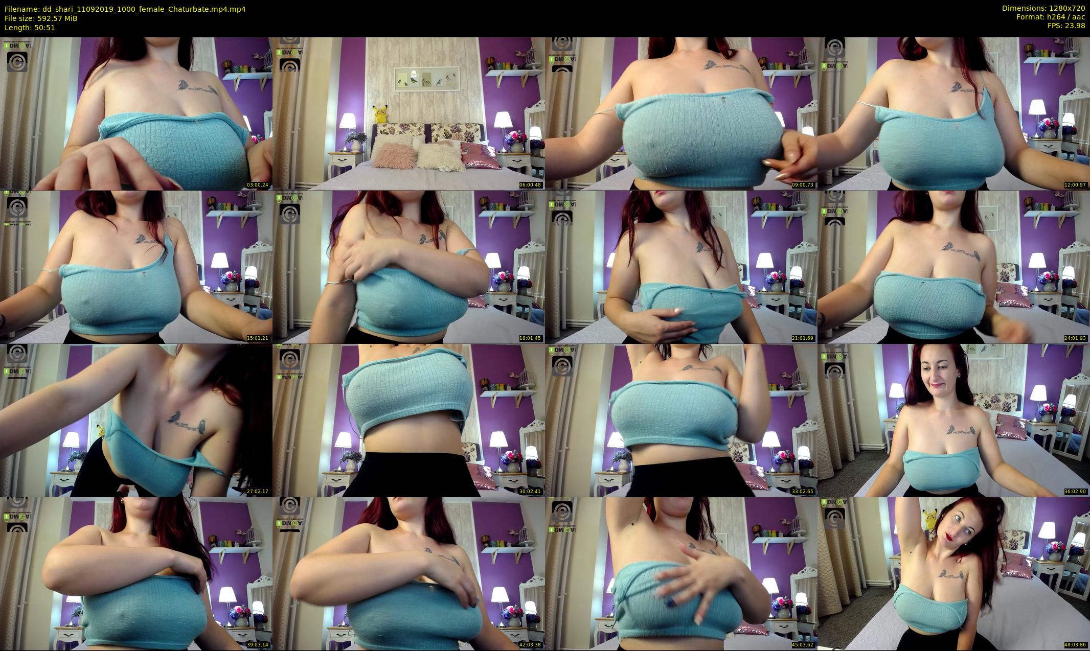 dd_shari — 51 minute Chaturbate female cam show recording, 720p, Sep 11, 2019