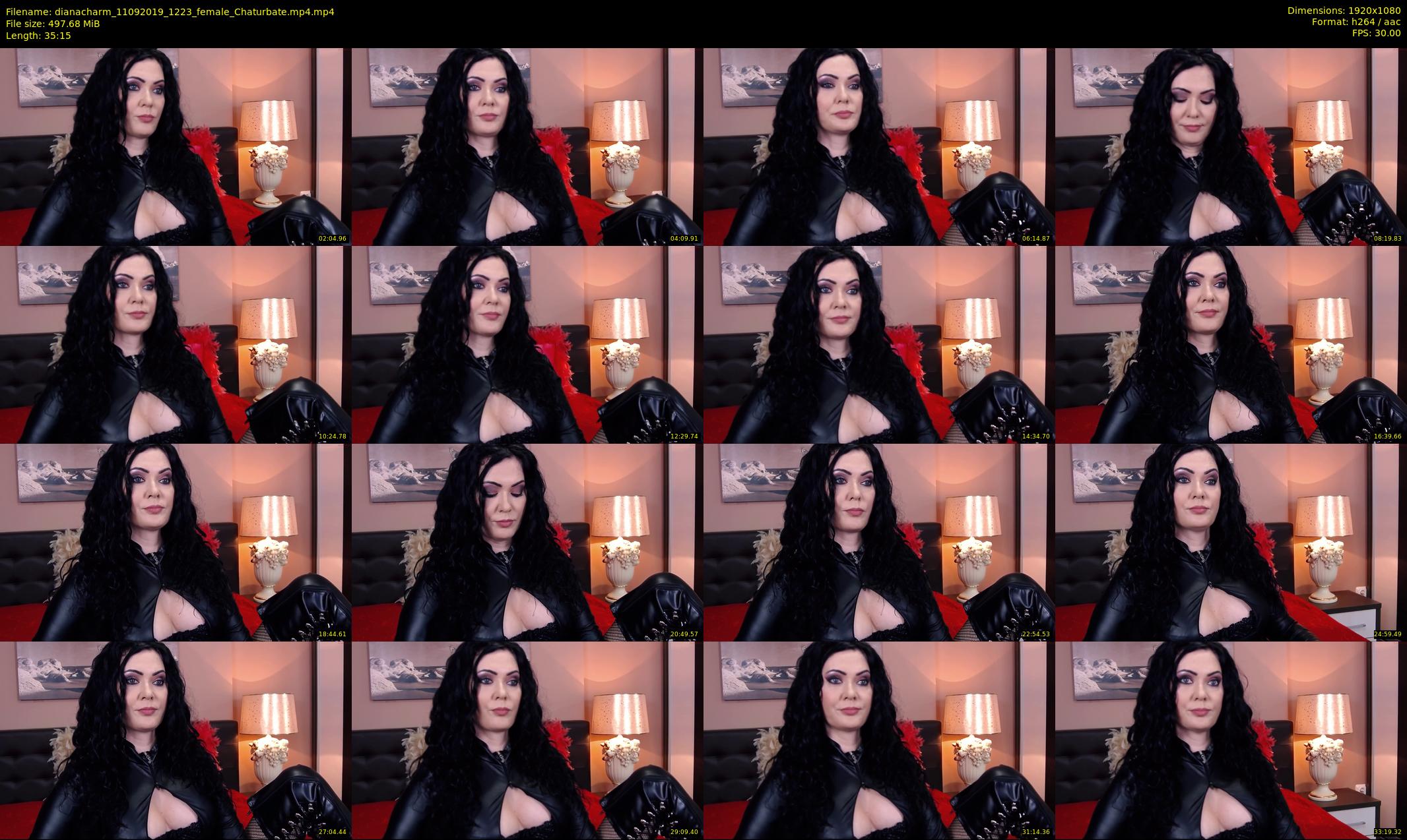 dianacharm — 36 minute Chaturbate female cam show recording, 1080p, Sep 11, 2019