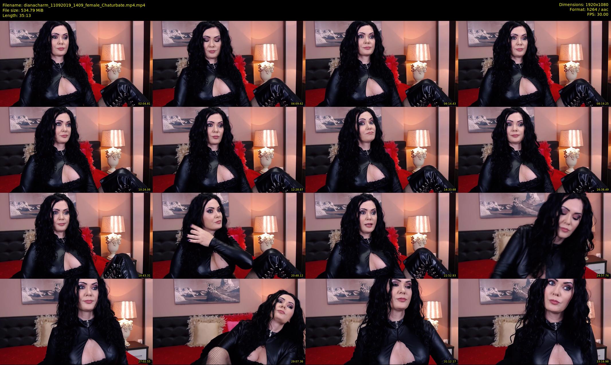 dianacharm — 36 minute Chaturbate female cam show recording, 1080p, Sep 11, 2019