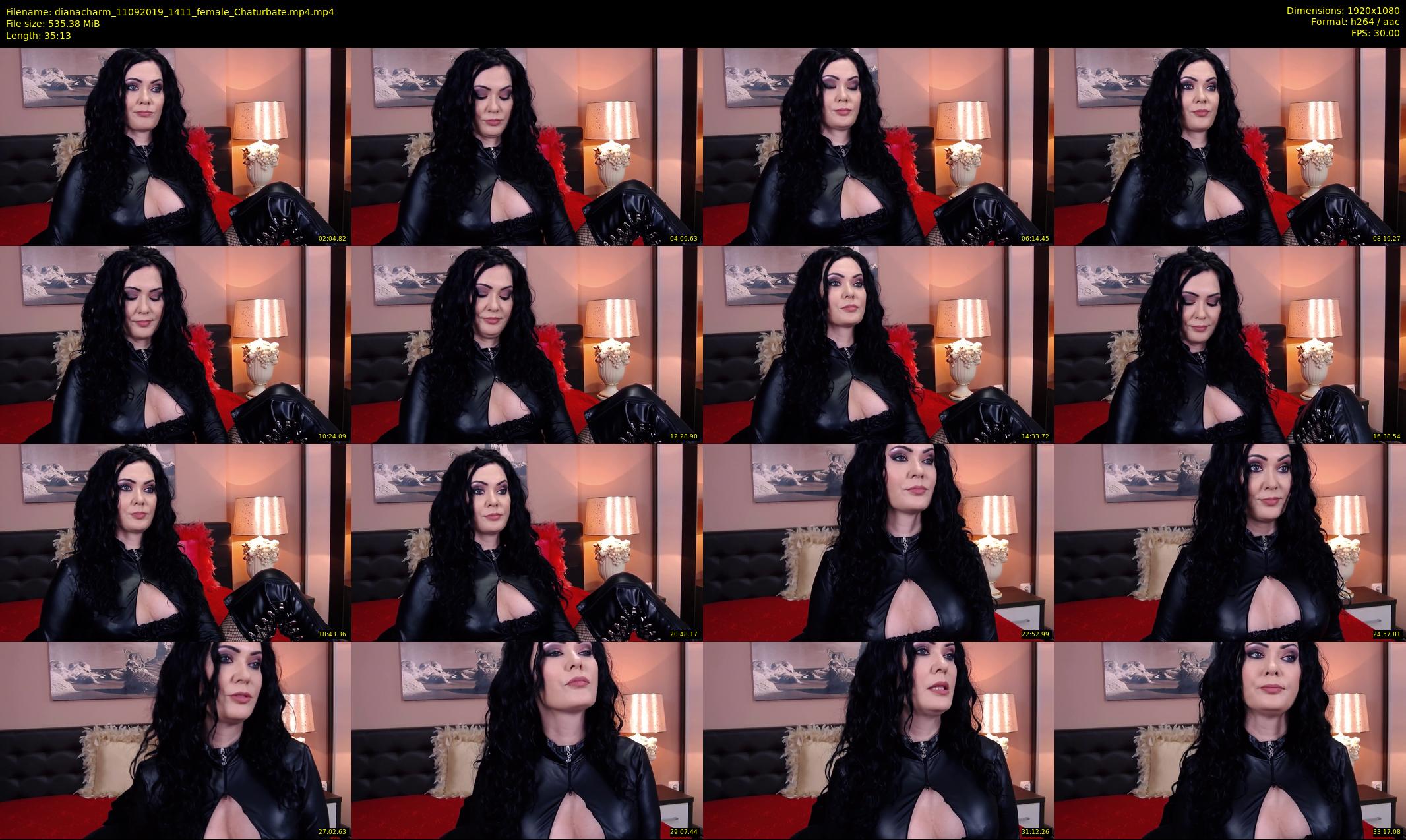 dianacharm — 36 minute Chaturbate female cam show recording, 1080p, Sep 11, 2019