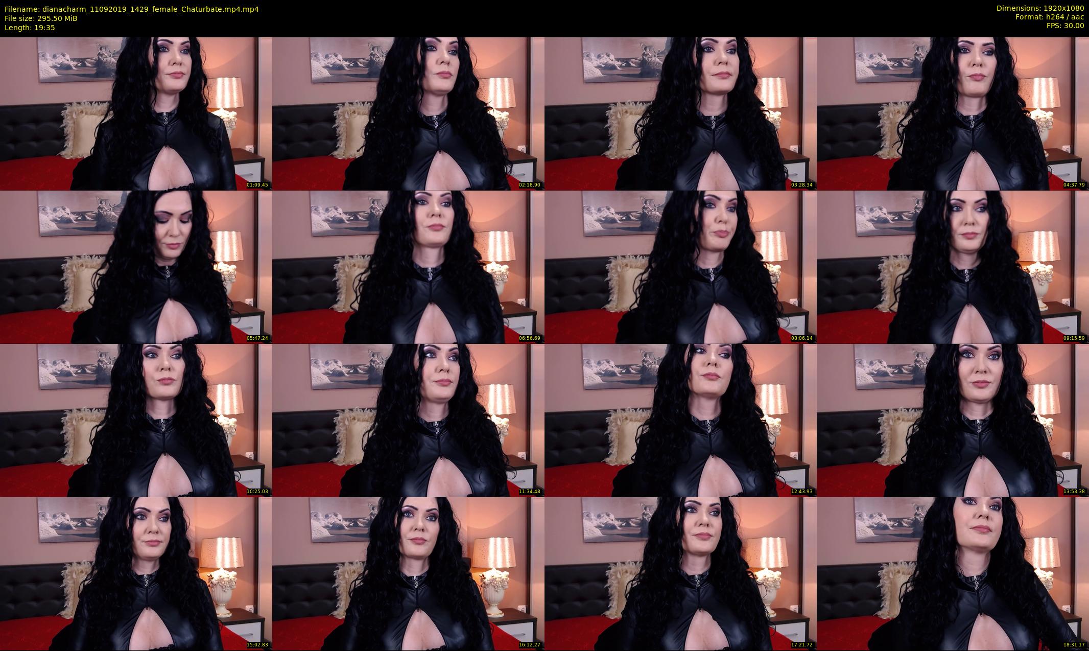 dianacharm — 20 minute Chaturbate female cam show recording, 1080p, Sep 11, 2019