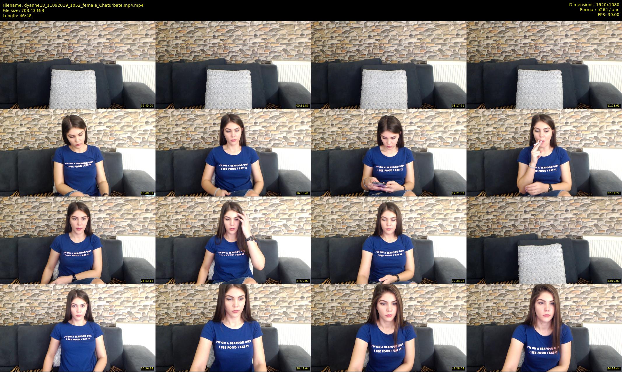 dyanne18 — 47 minute Chaturbate female cam show recording, 1080p, Sep 11, 2019