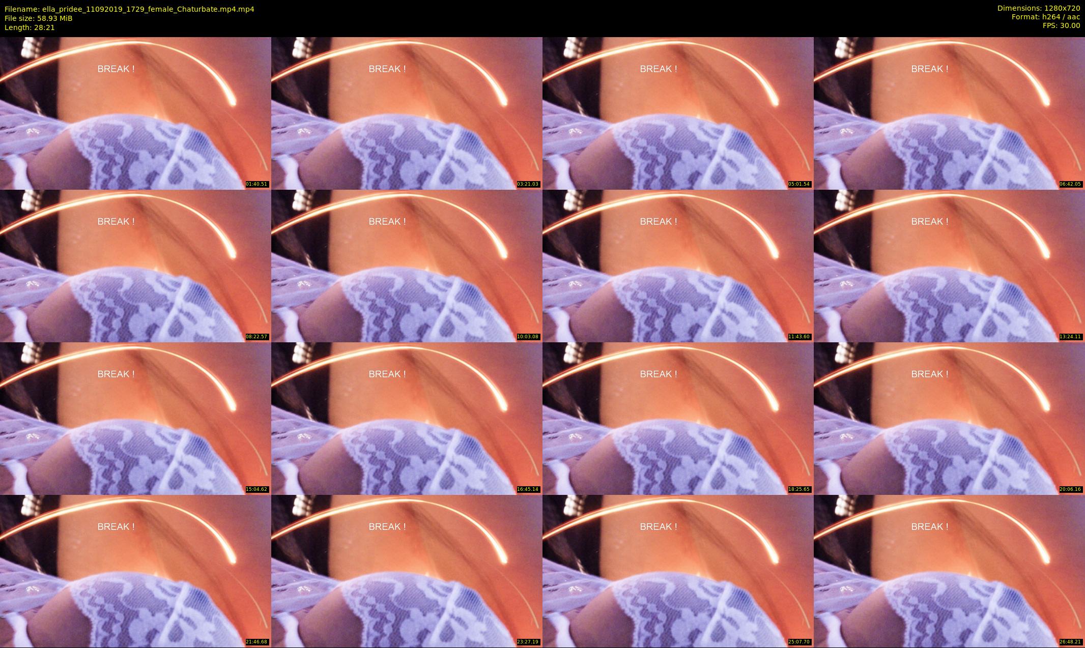 ella_pridee — 29 minute Chaturbate female cam show recording, 720p, Sep 11, 2019