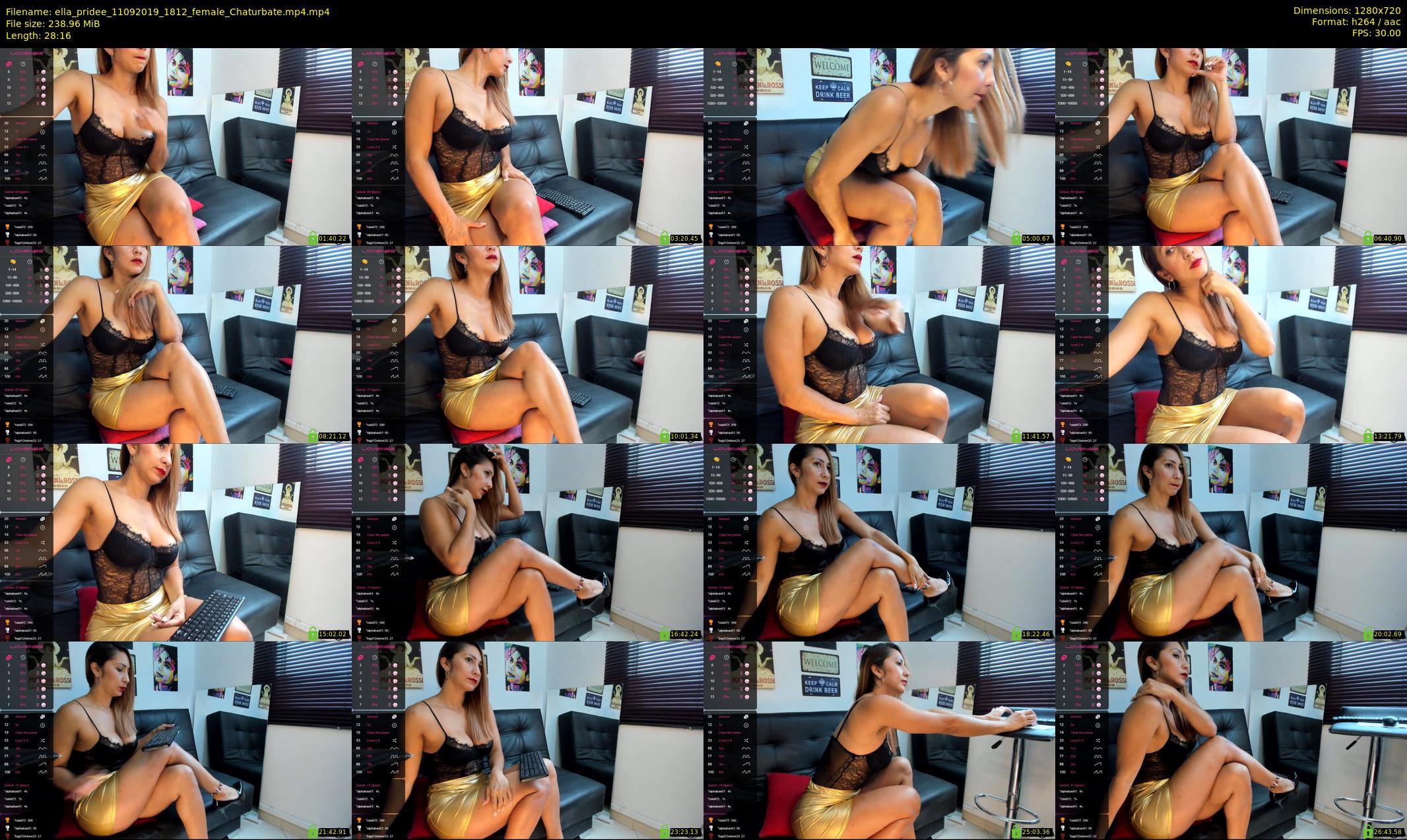 ella_pridee — 29 minute Chaturbate female cam show recording, 720p, Sep 11, 2019