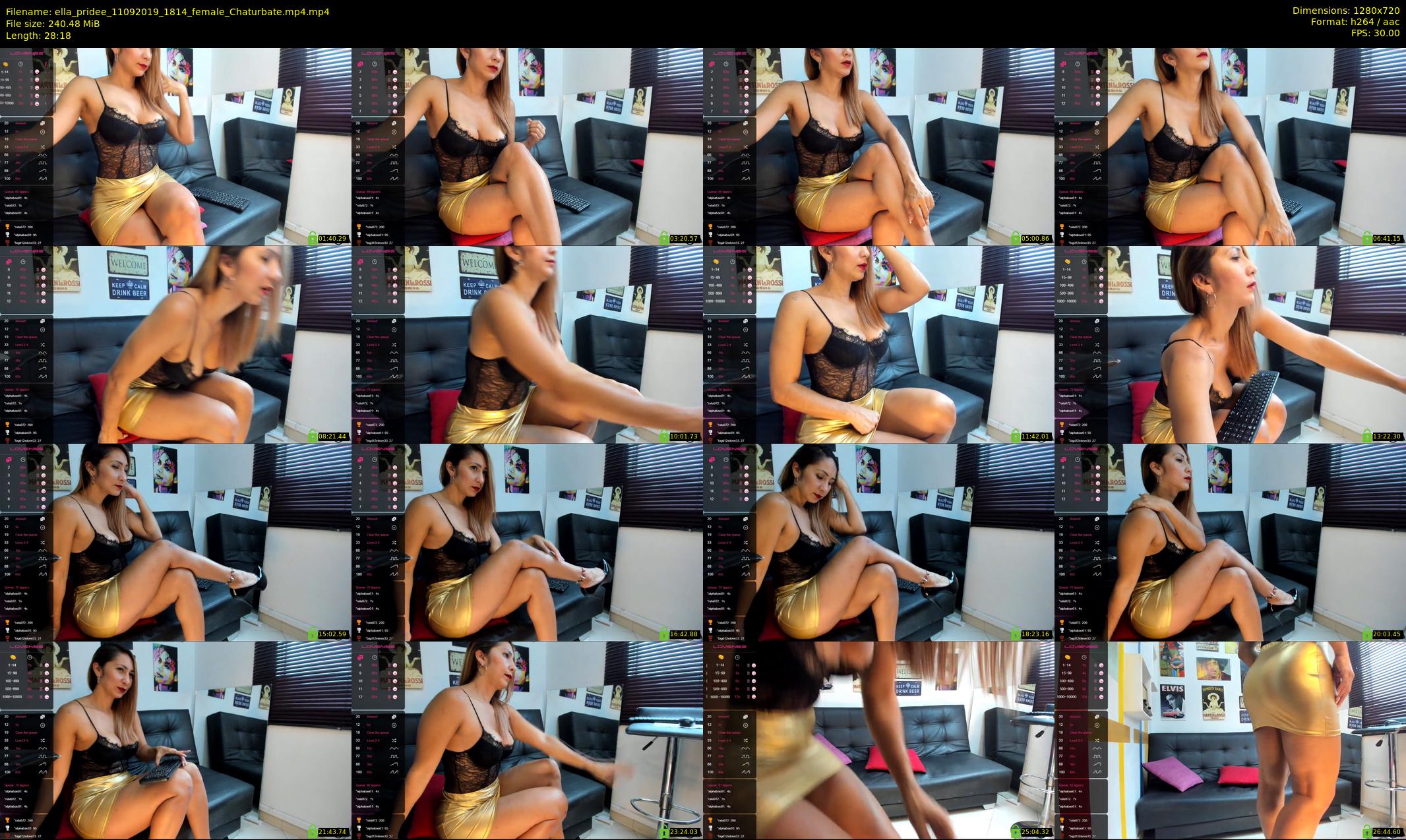 ella_pridee — 29 minute Chaturbate female cam show recording, 720p, Sep 11, 2019