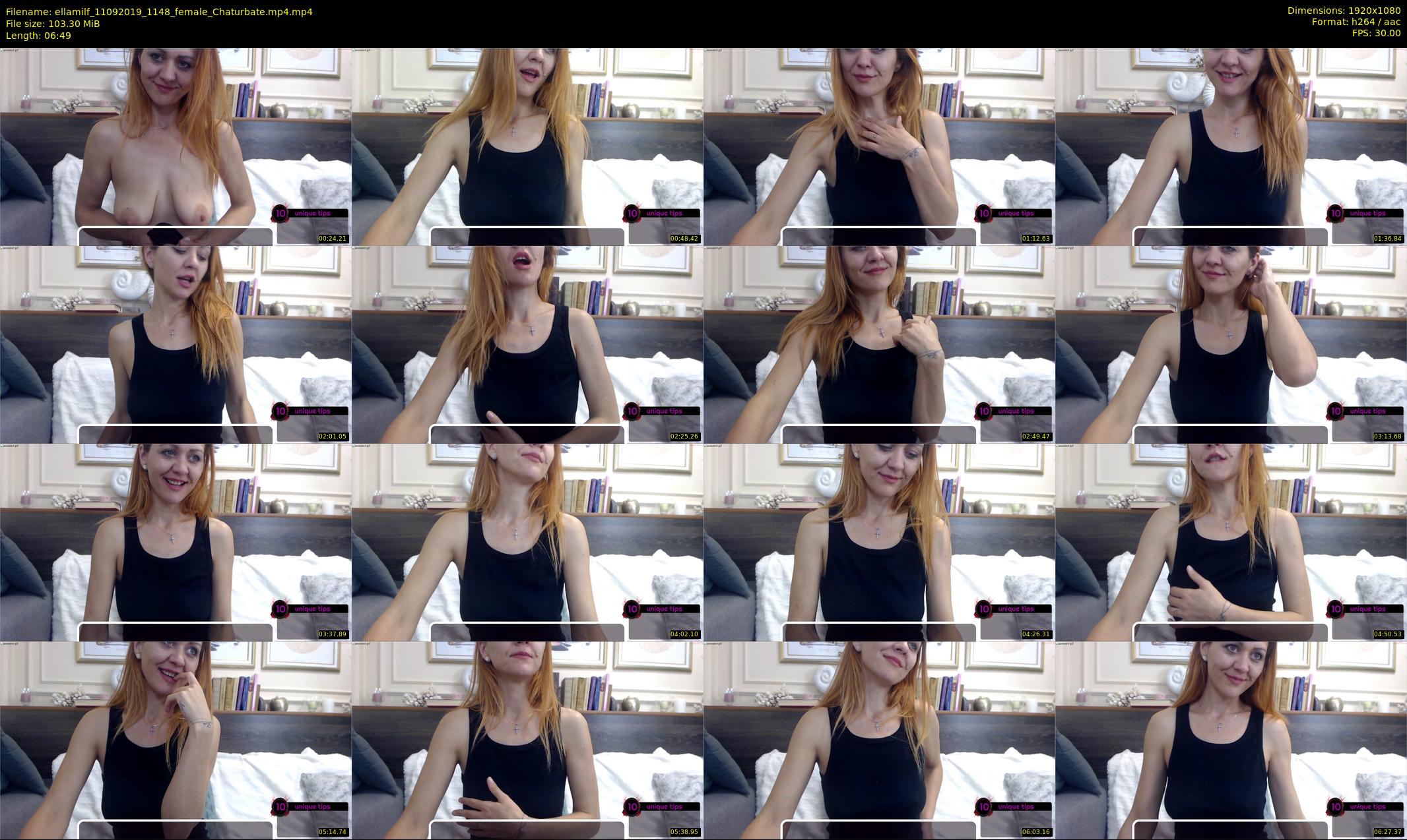 ellamilf — 7 minute Chaturbate female cam show recording, 1080p, Sep 11, 2019