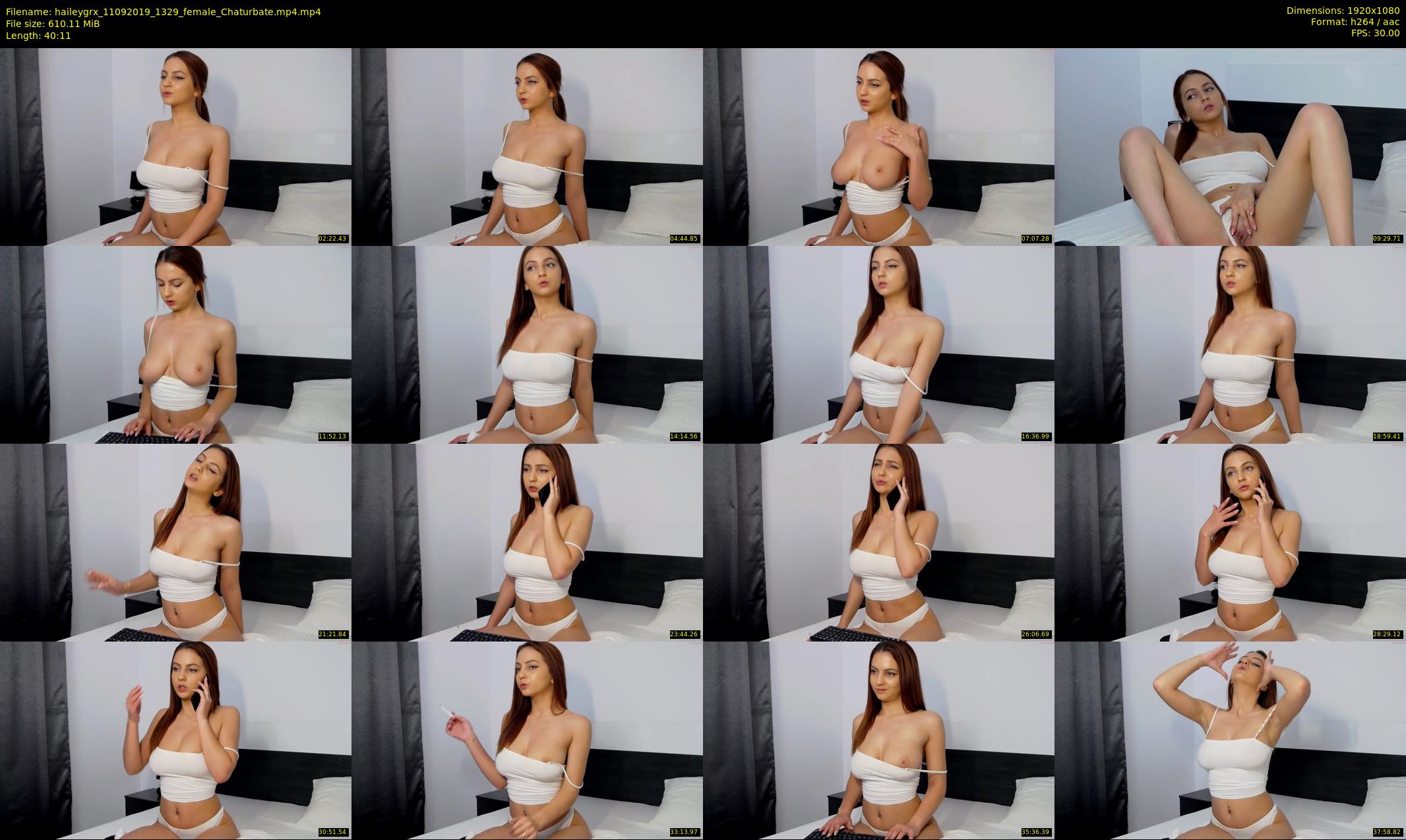 haileygrx — 41 minute Chaturbate female cam show recording, 1080p, Sep 11, 2019