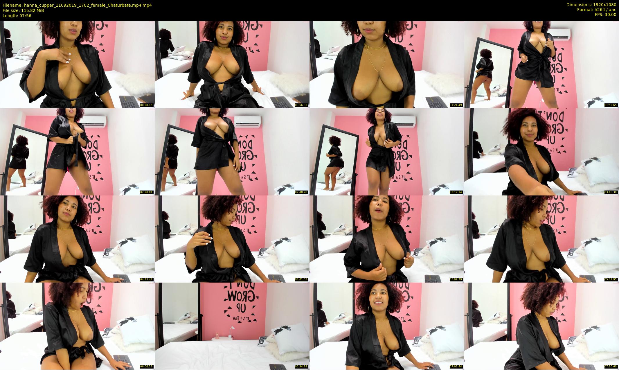 hanna_cupper — 8 minute Chaturbate female cam show recording, 1080p, Sep 11, 2019