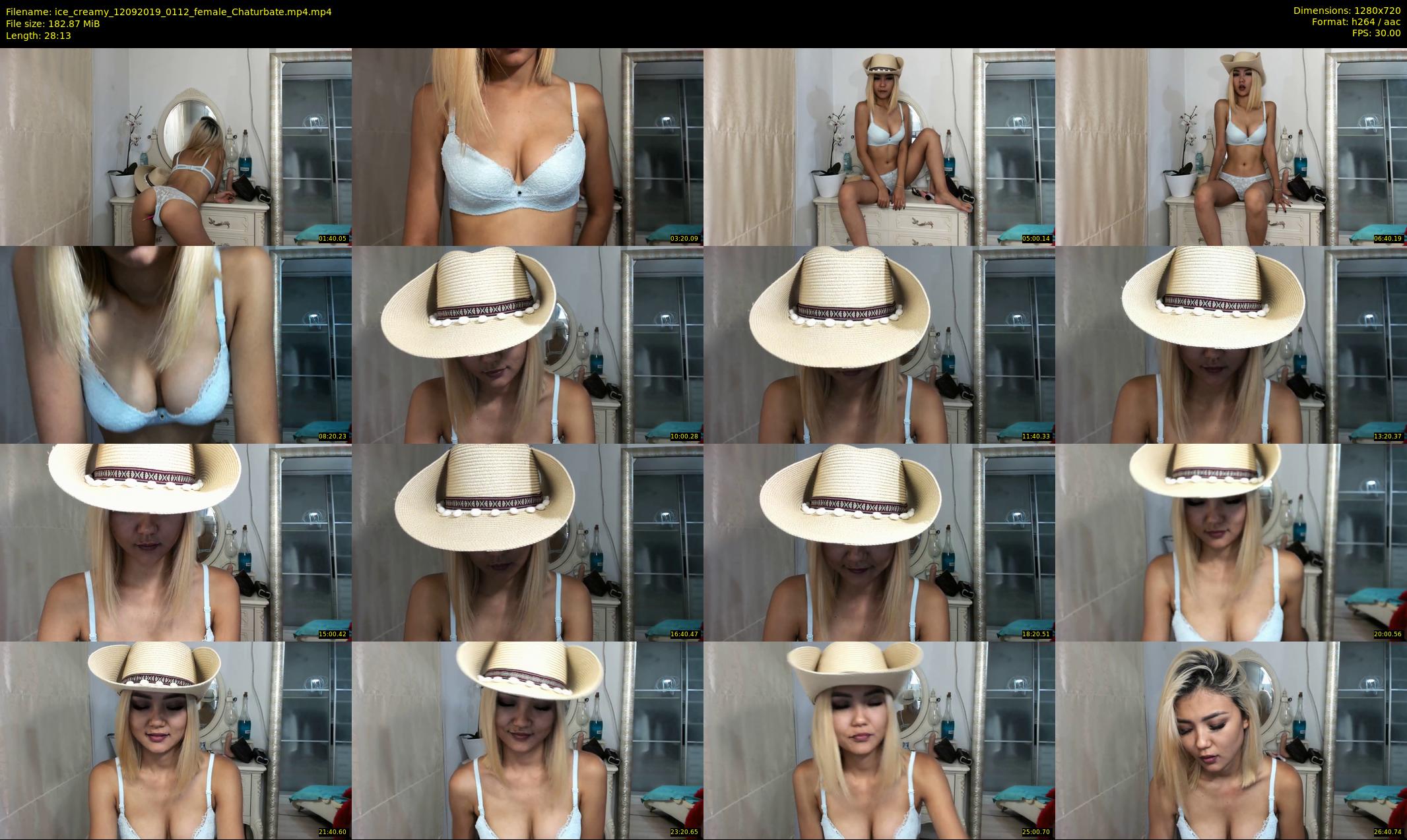 ice_creamy — 29 minute Chaturbate female cam show recording, 720p, Sep 12, 2019