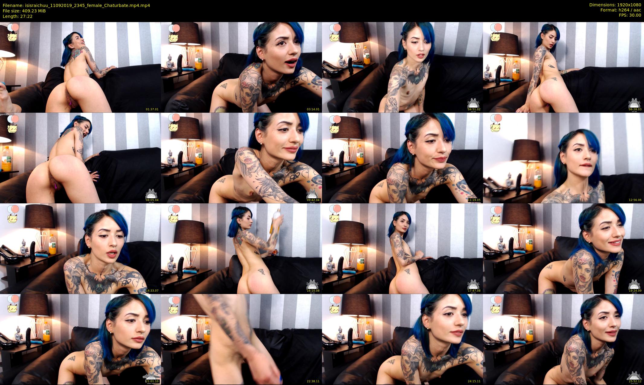 isisraichuu — 28 minute Chaturbate female cam show recording, 1080p, Sep 11, 2019