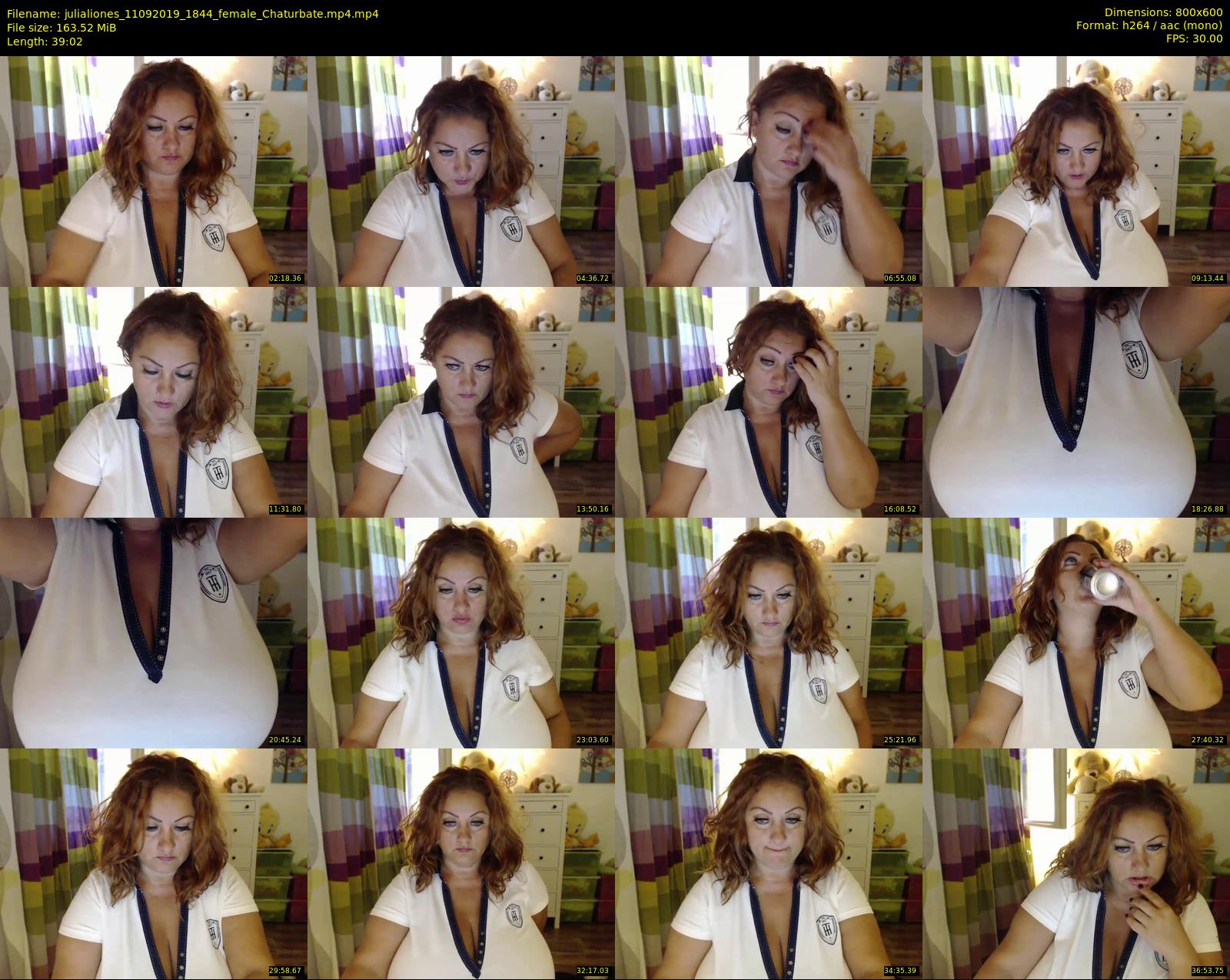 julialiones — 40 minute Chaturbate female cam show recording, 480p, Sep 11, 2019