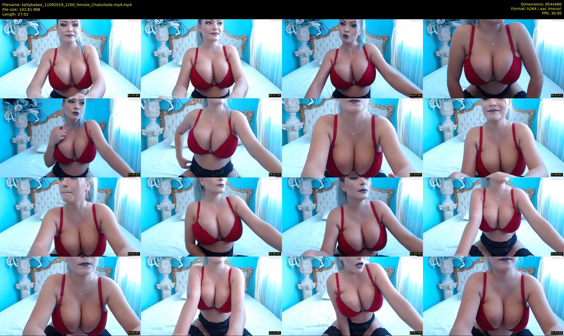 kellybabee — 28 minute Chaturbate female cam show recording, 480p, Sep 11, 2019