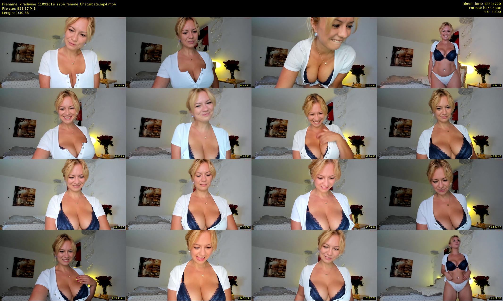 kiradivine — 91 minute Chaturbate female cam show recording, 720p, Sep 11, 2019