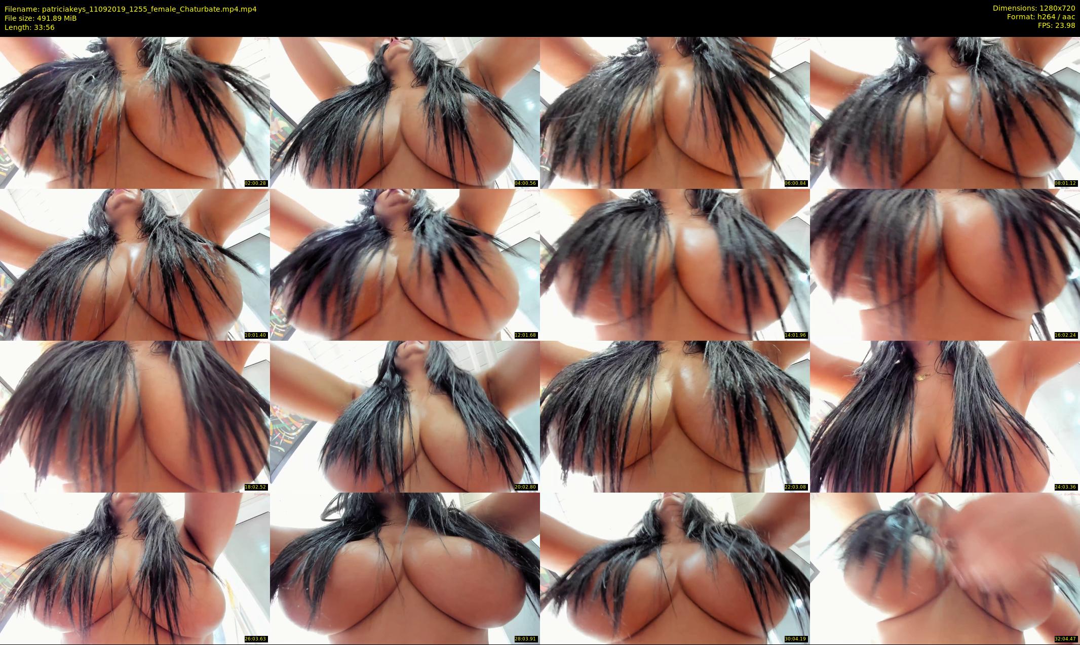 patriciakeys — 34 minute Chaturbate female cam show recording, 720p, Sep 11, 2019