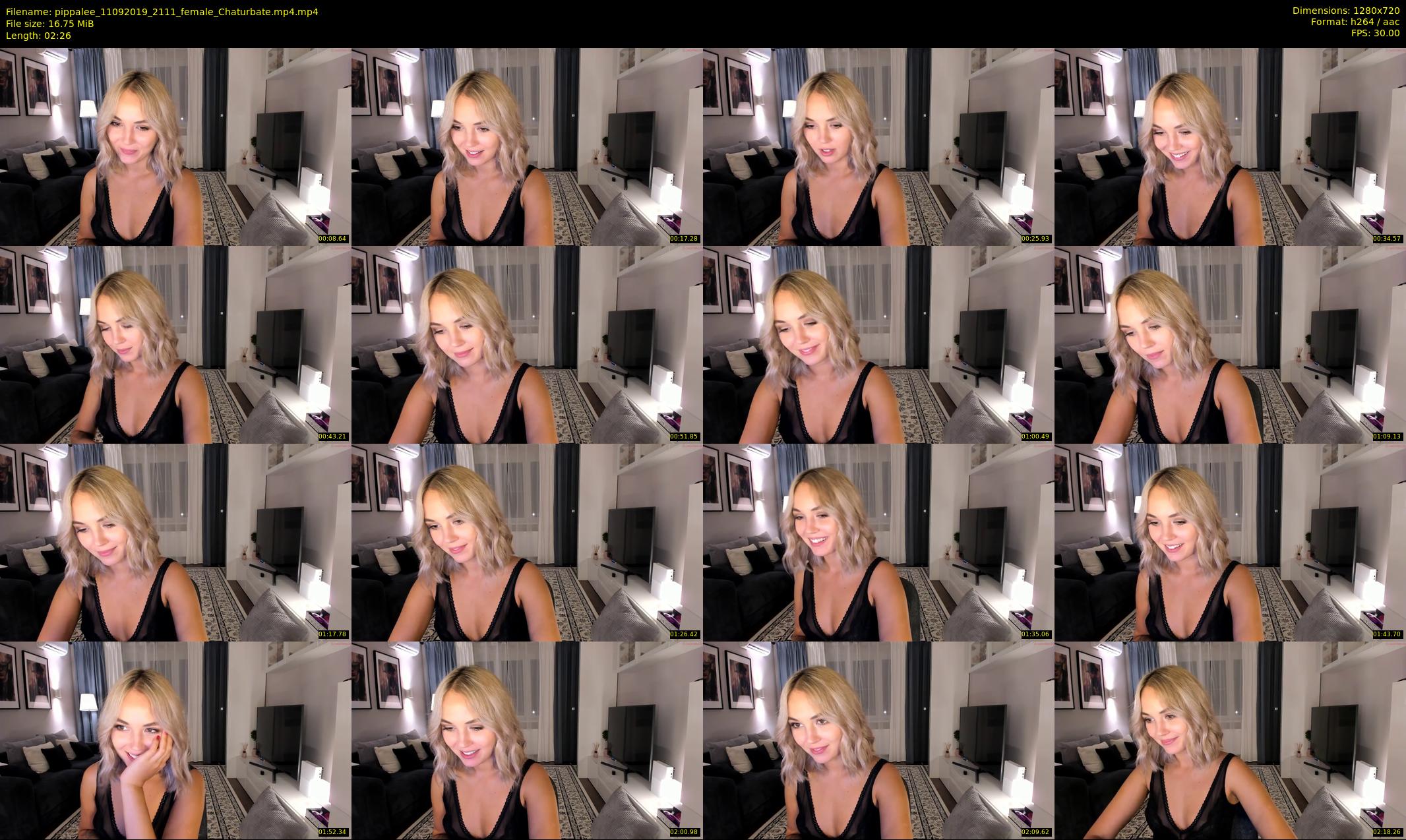 pippalee — 3 minute Chaturbate female cam show recording, 720p, Sep 11, 2019