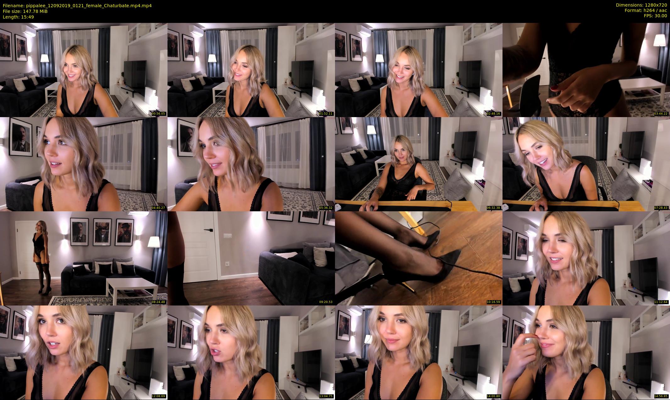 pippalee — 16 minute Chaturbate female cam show recording, 720p, Sep 12, 2019