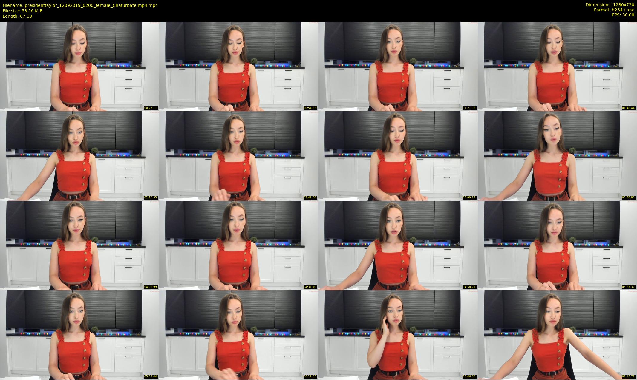 presidenttaylor — 8 minute Chaturbate female cam show recording, 720p, Sep 12, 2019
